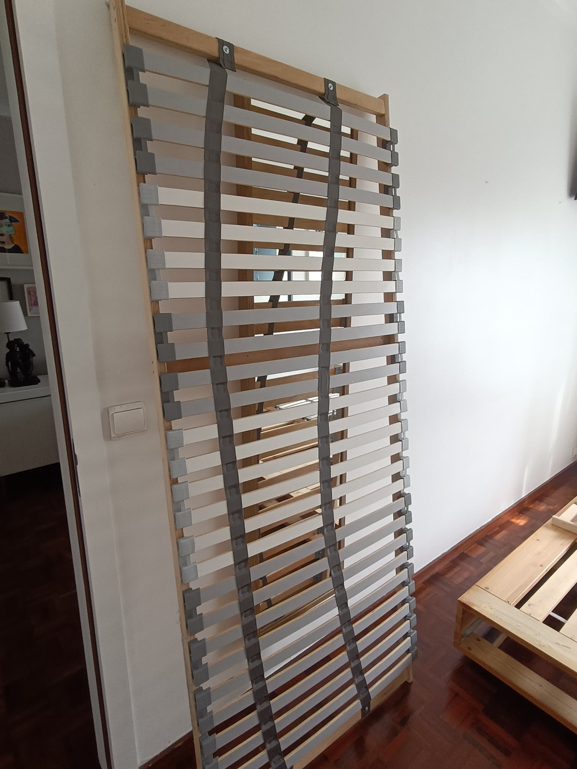 LÖNSET Estrado de ripas, 90x200 cm
