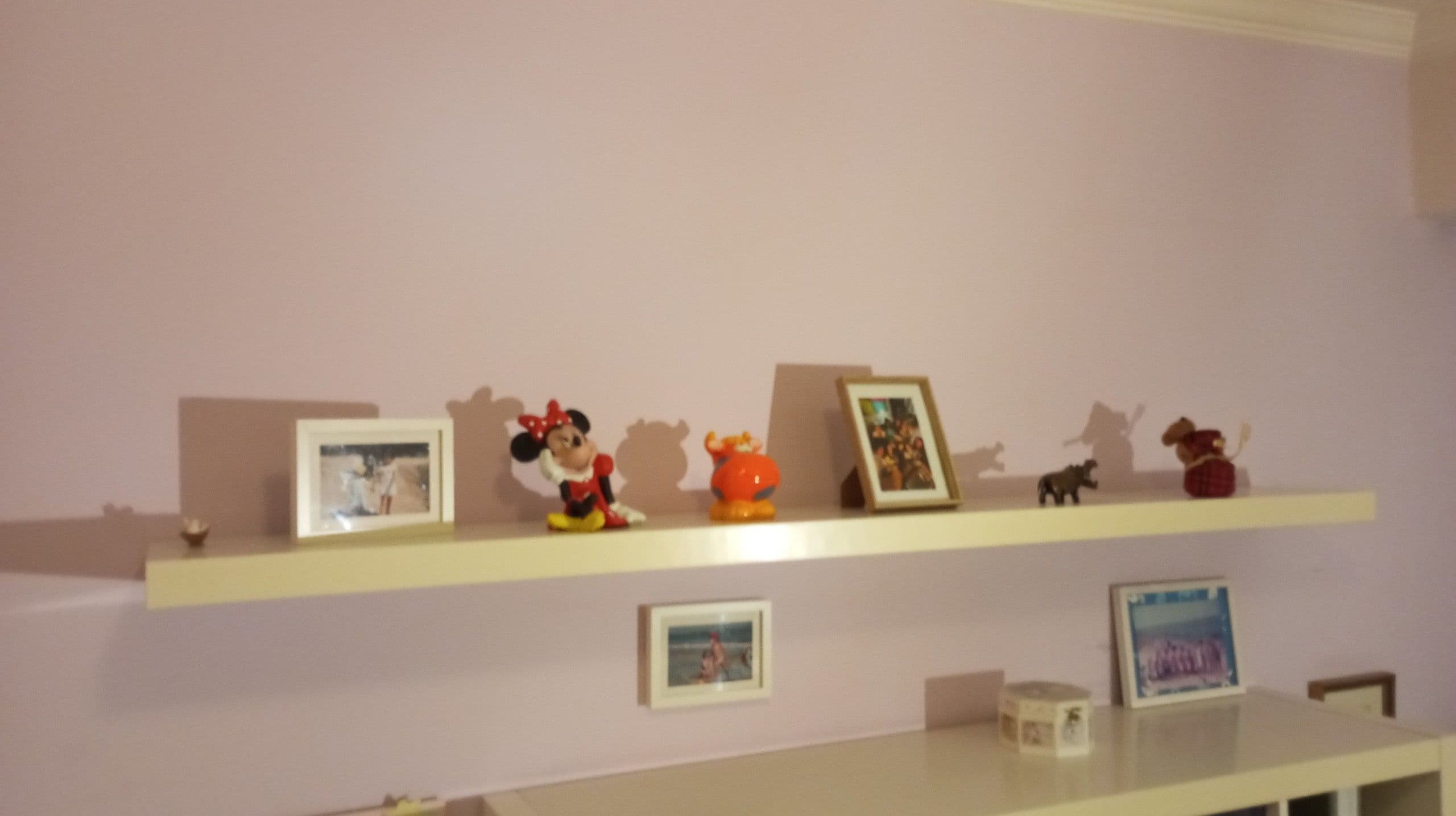 LACK Wall shelf, white, 190x26 cm