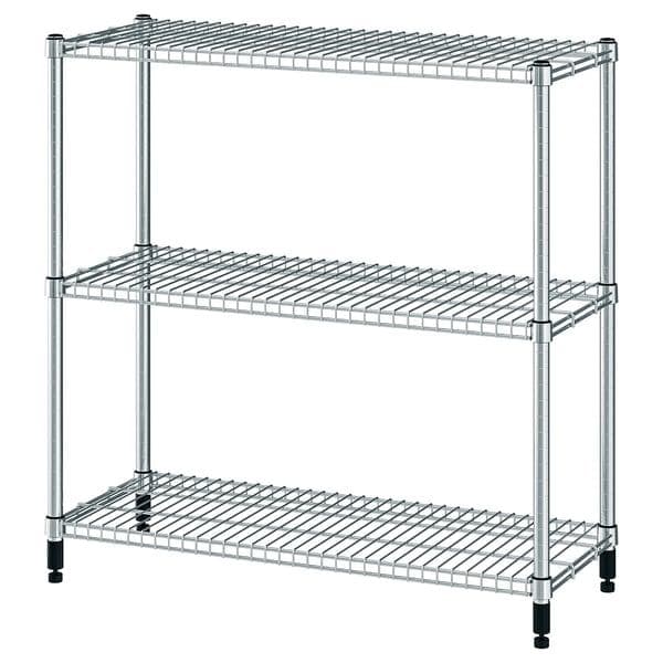 OMAR Shelving unit, galvanised, Width: 92 cm