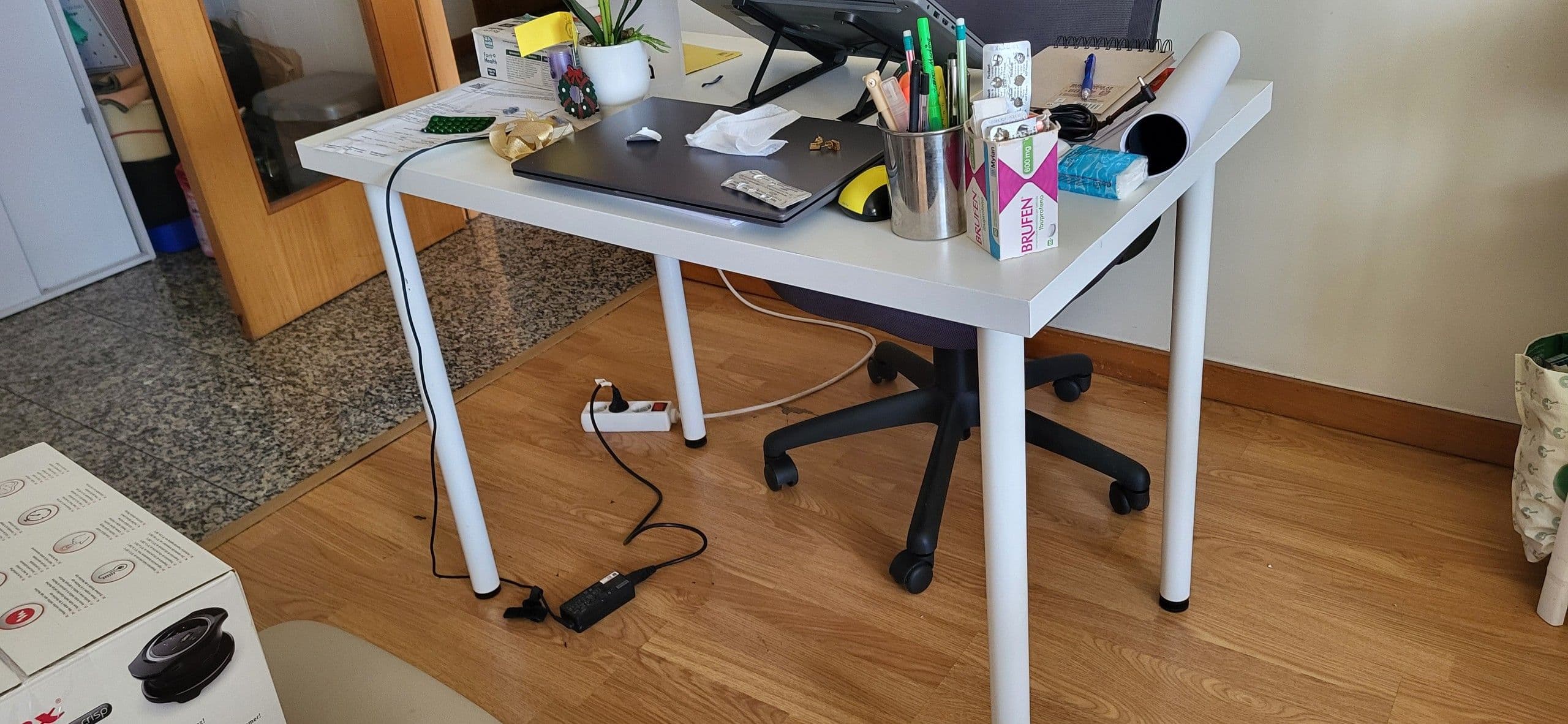 LINNMON / ADILS table, white, 100x60 cm