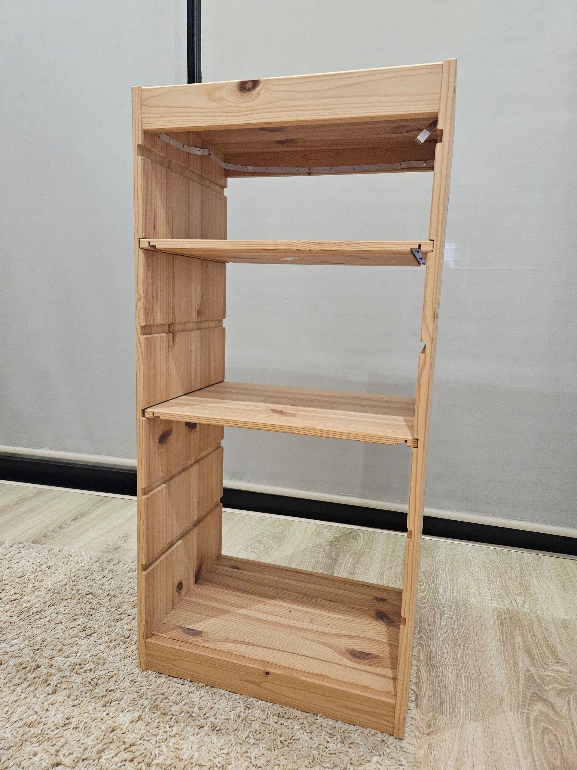 TROFAST Frame, light white stained pine, 44x91 cm