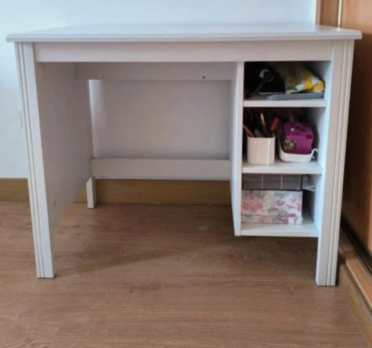 BRUSALI Secretária, branco, 90x52 cm