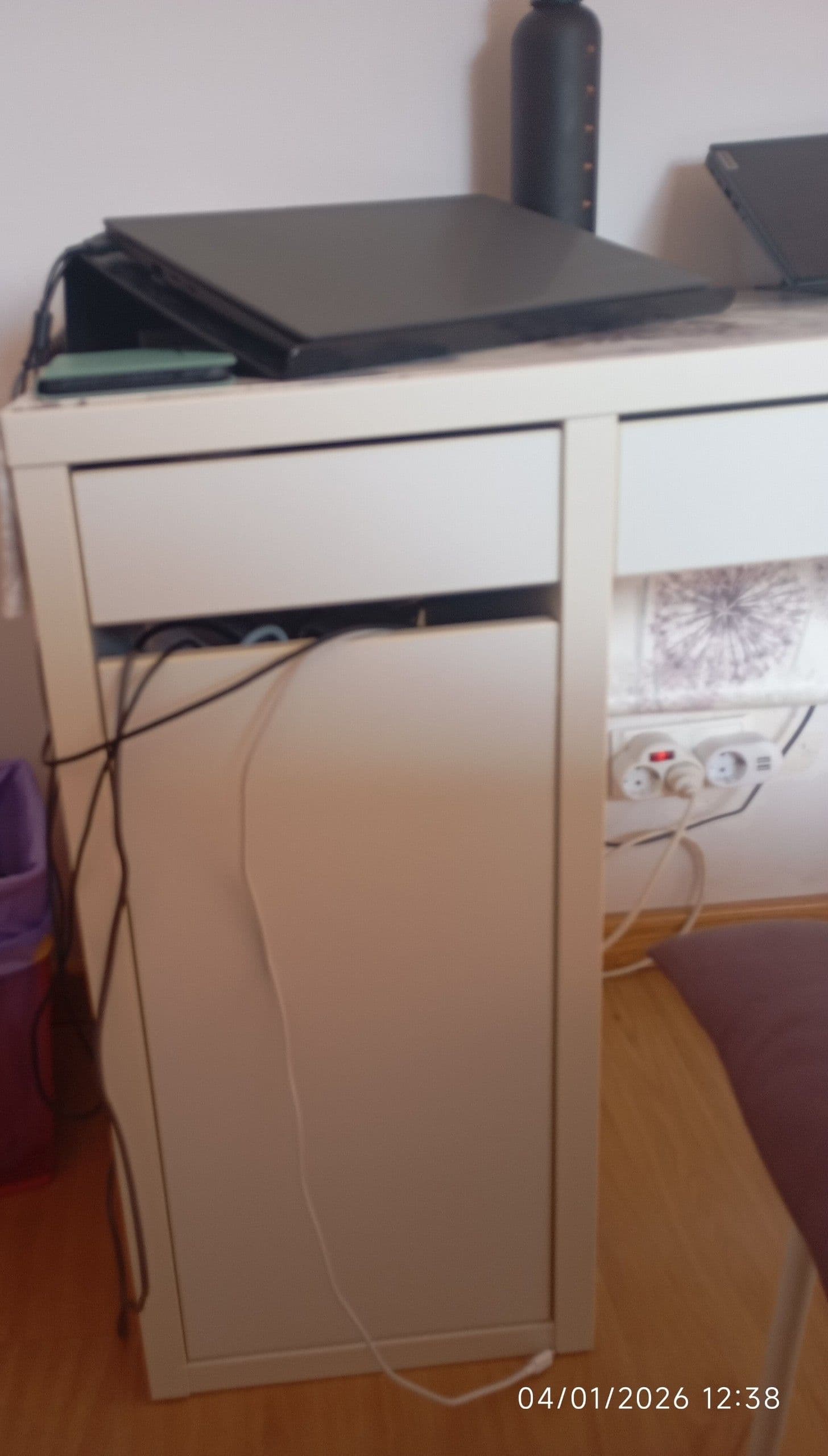 MICKE Desk, white, 105x50 cm. Order today!
