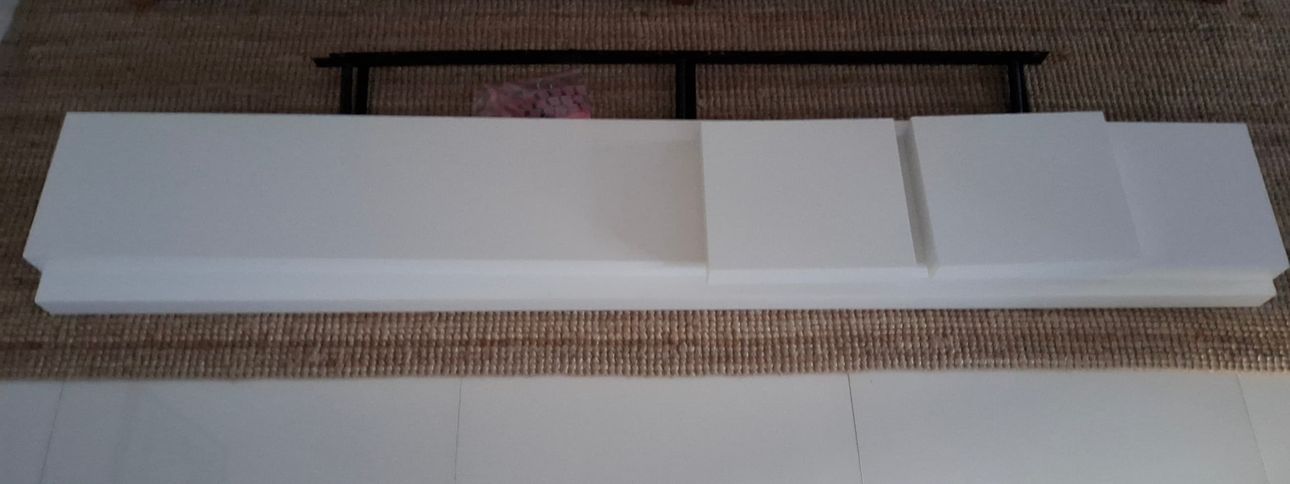LACK Estante de parede, branco, 190x26 cm