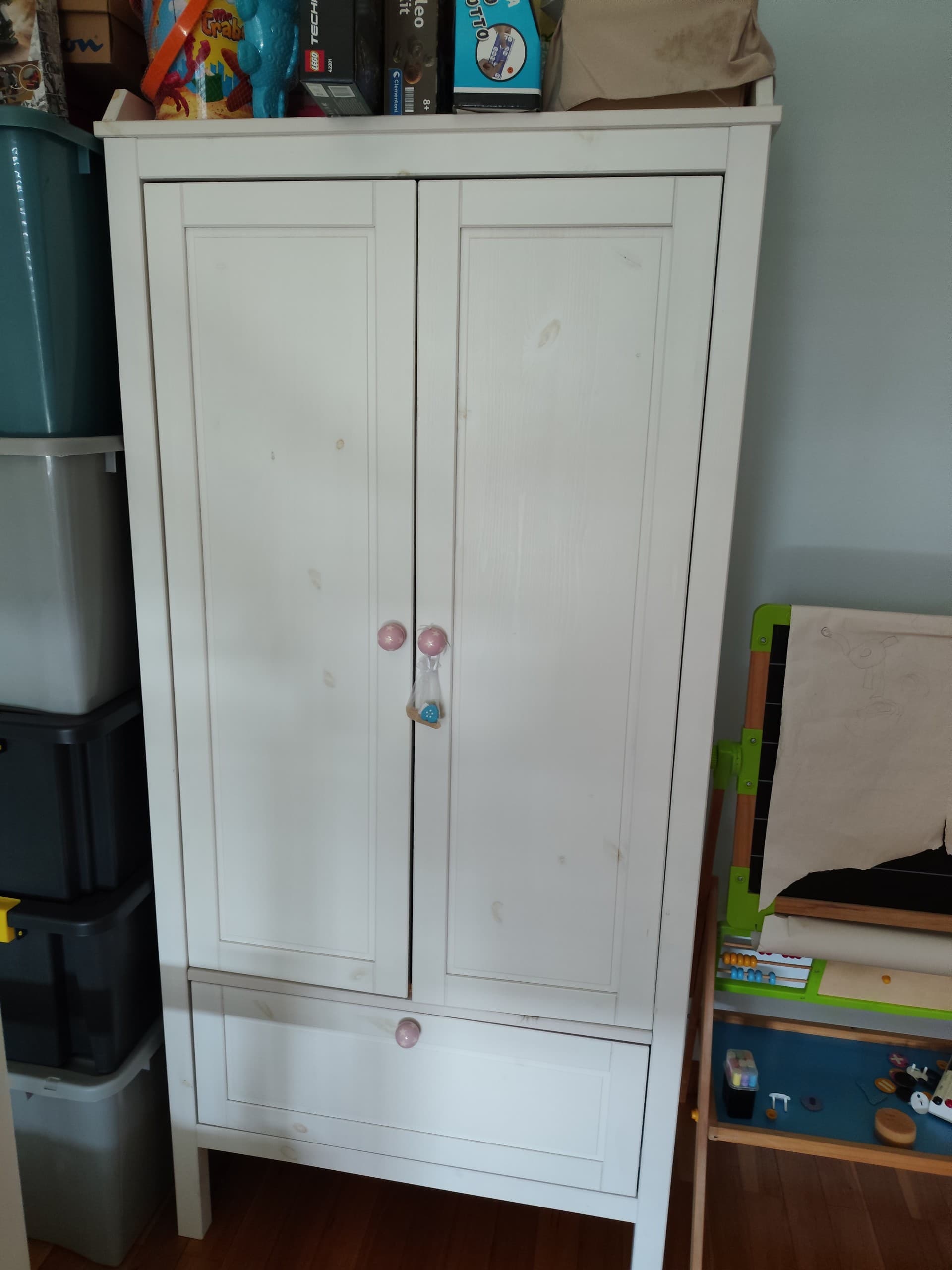 SUNDVIK Wardrobe, white, 80x50x171 cm