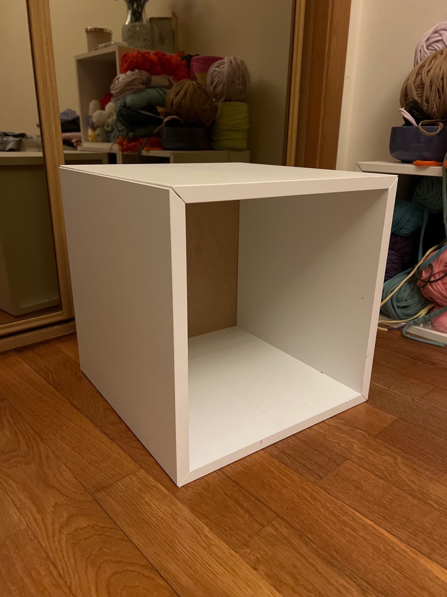 EKET Cabinet, white stained oak effect, Width: 35 cm. Learn more!