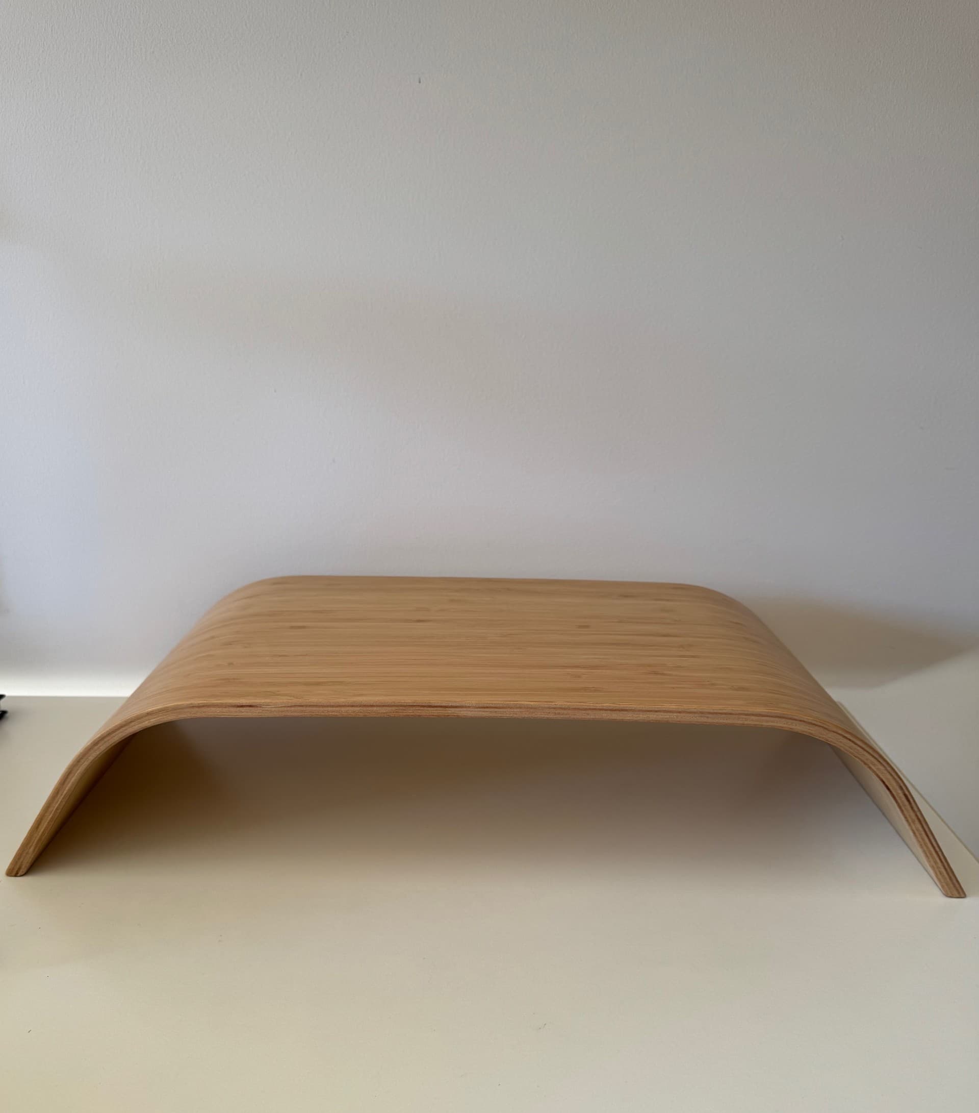 SIGFINN suporte de monitor, altura fixa, chapa de bambu