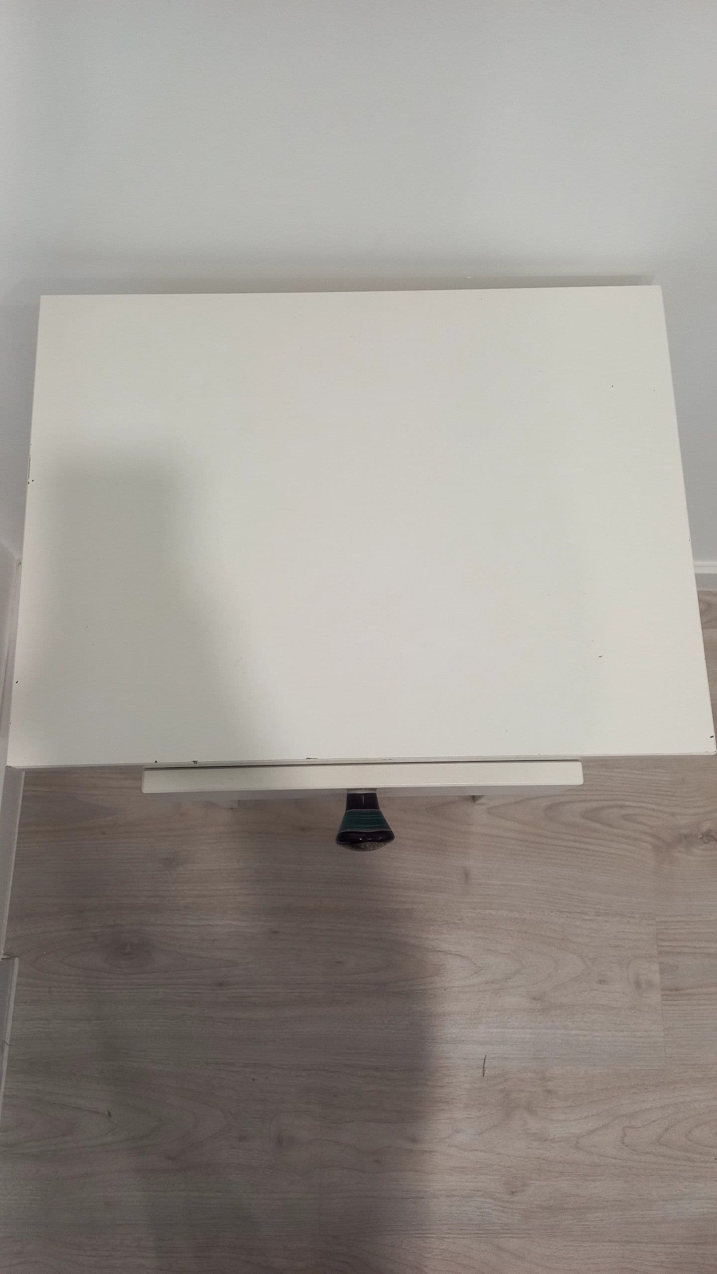HEMNES Bedside table, white stain, 46x35 cm