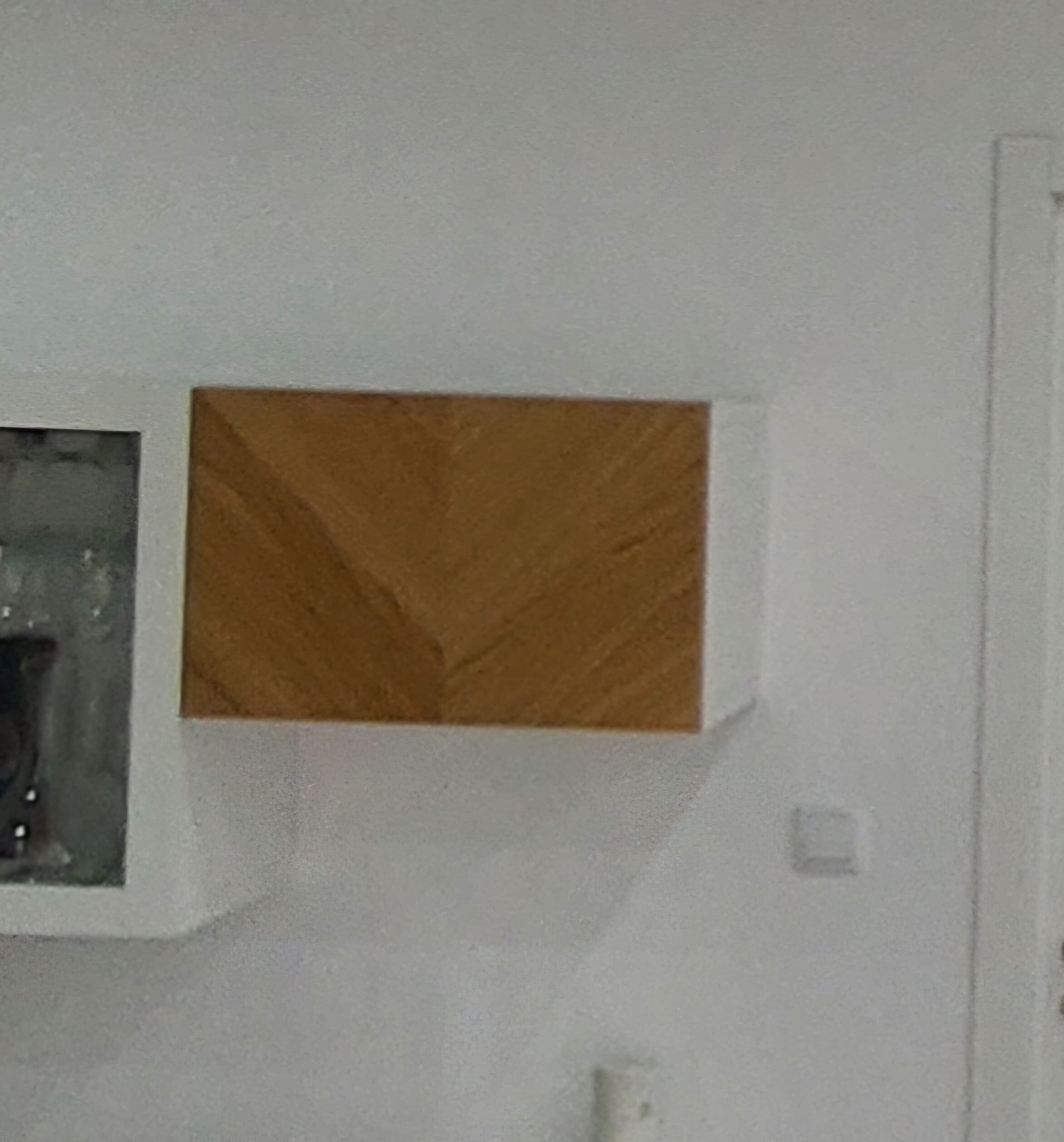 BESTÅ wall-mounted cabinet combination, white Hedeviken/oak veneer, 60x42x38 cm