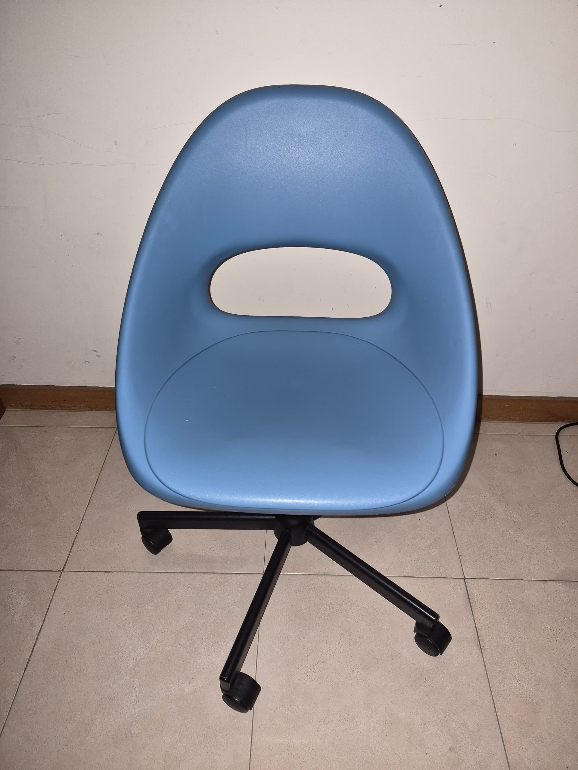 LOBERGET / MALSKÄR cadeira p/escritório, branco