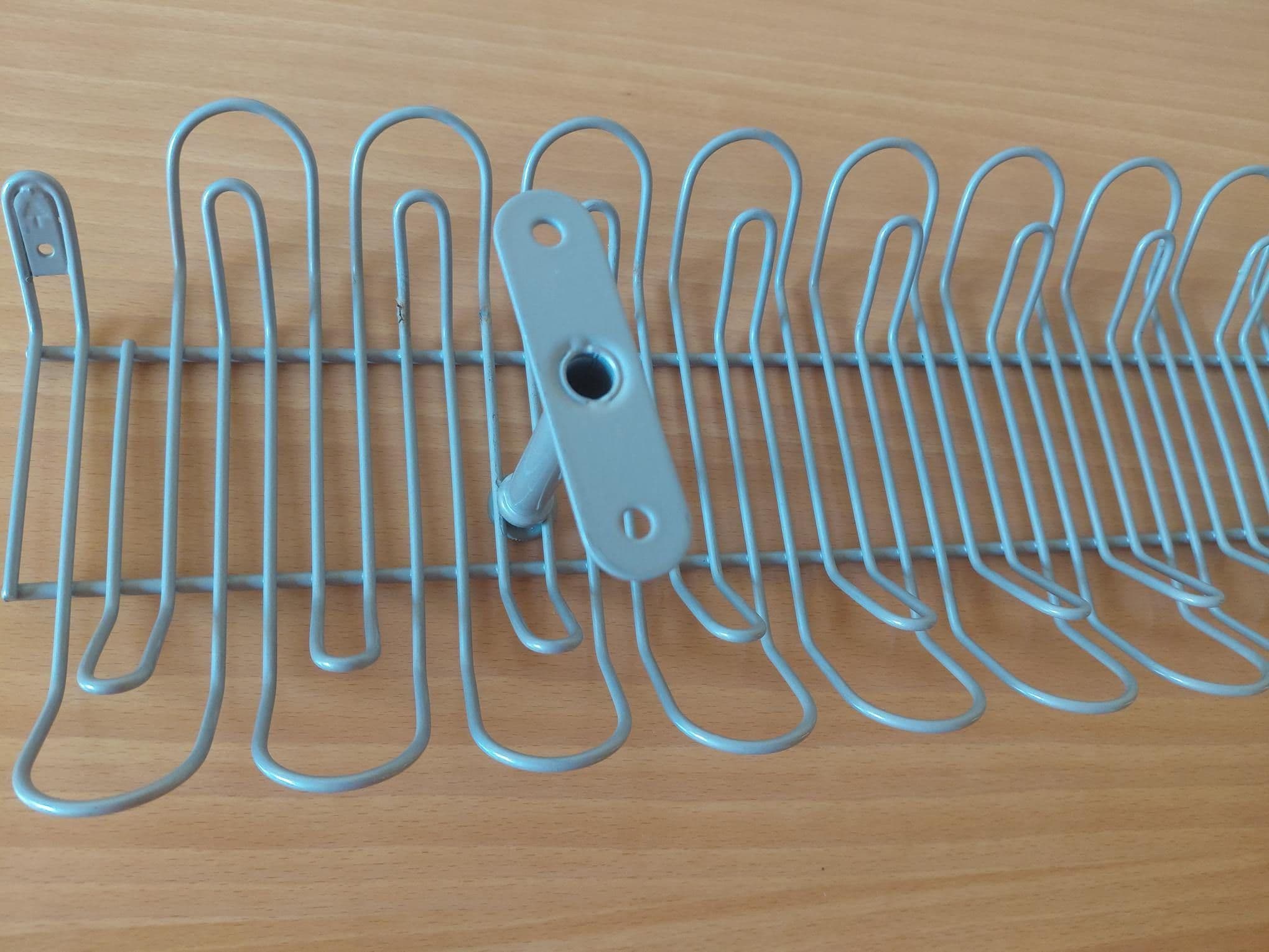 SIGNUM Cable trunking horizontal, silver-colour, Length: 70 cm