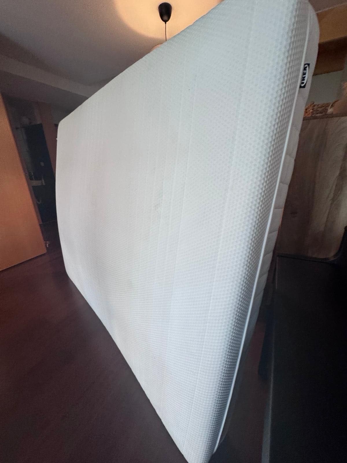 ÅNNELAND colchão híbrido, firme/branco, 160x200 cm