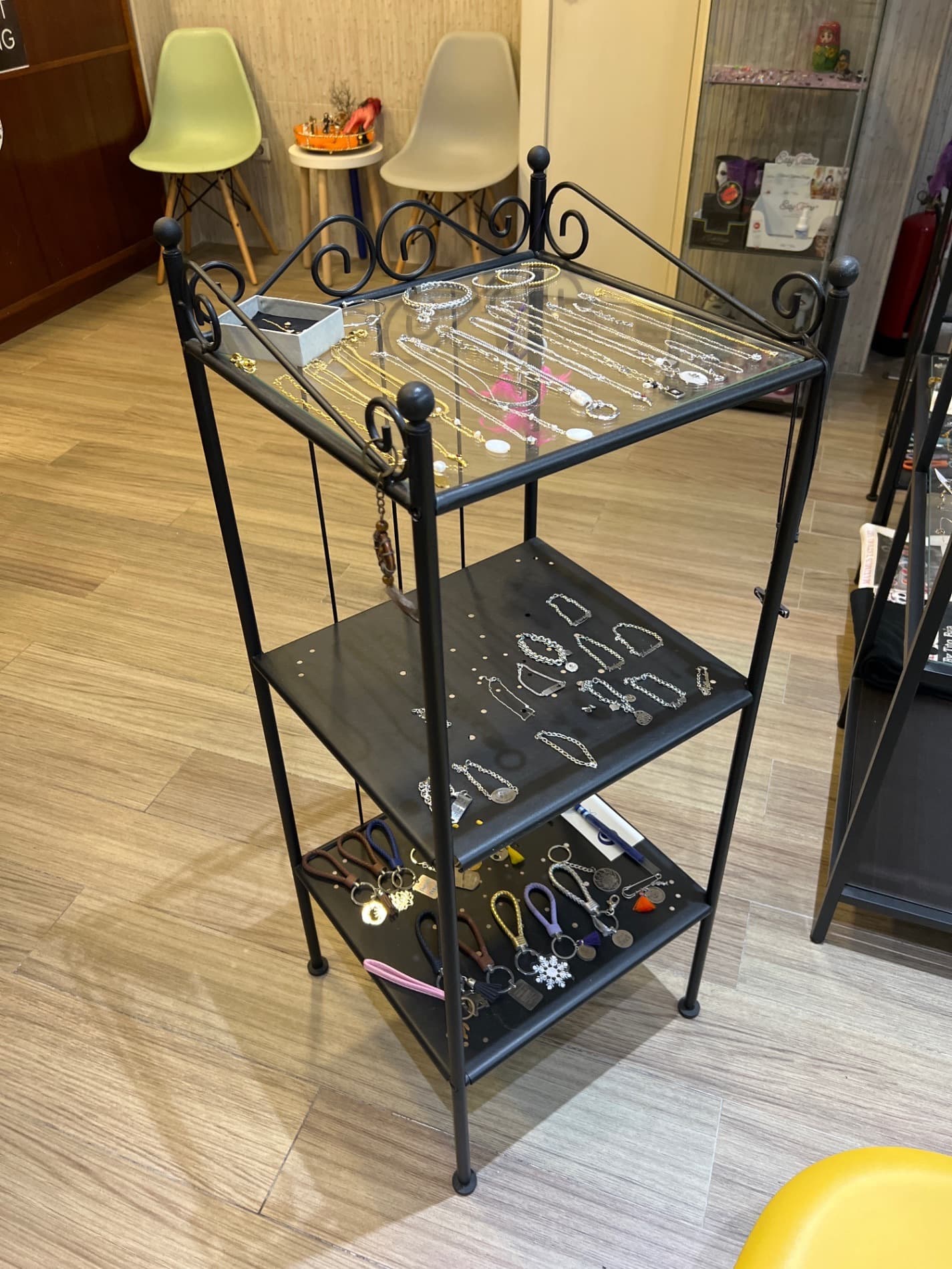 RÖNNSKÄR shelving unit, black