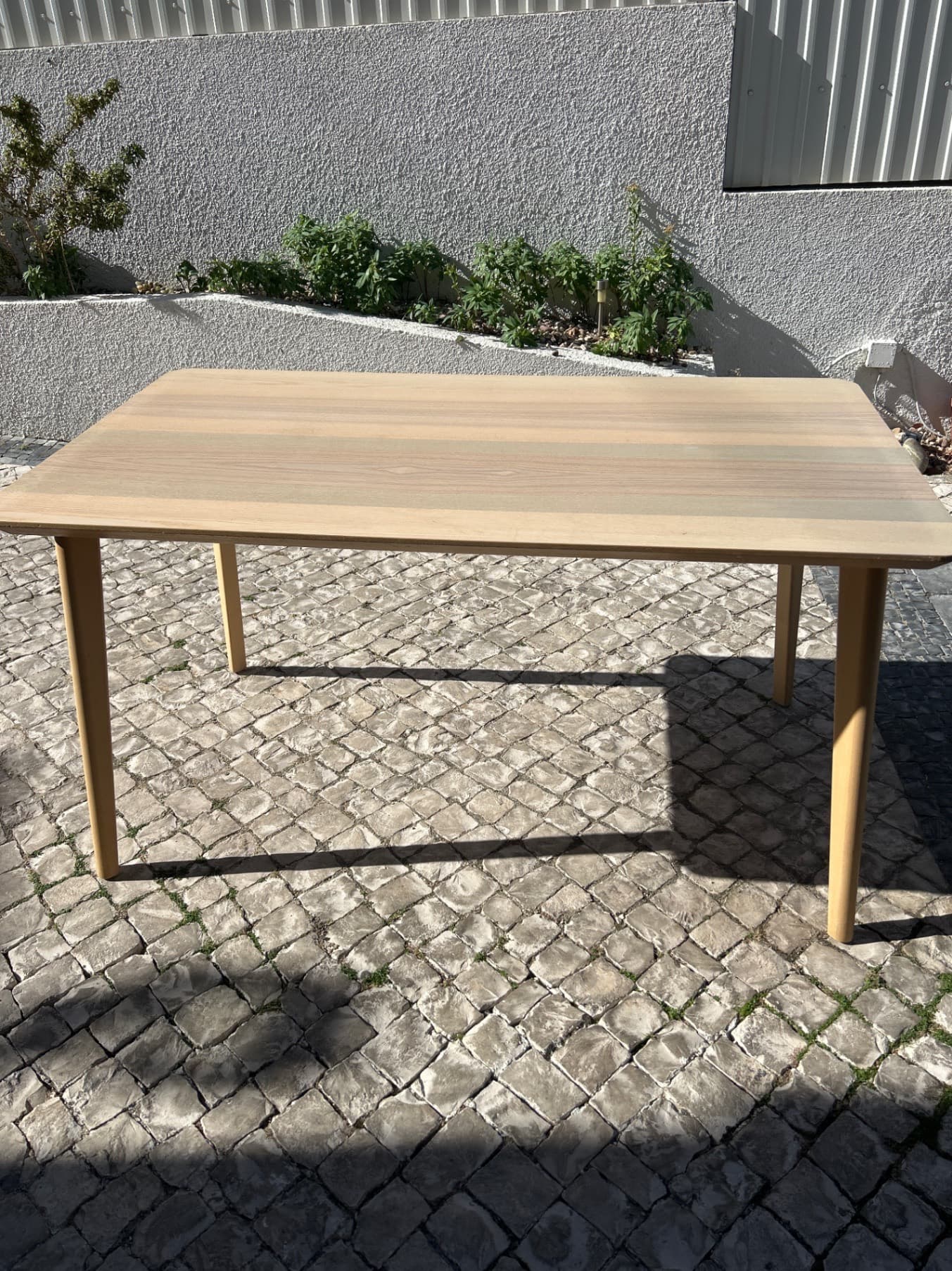 LISABO Table, ash veneer, Length: 140 cm