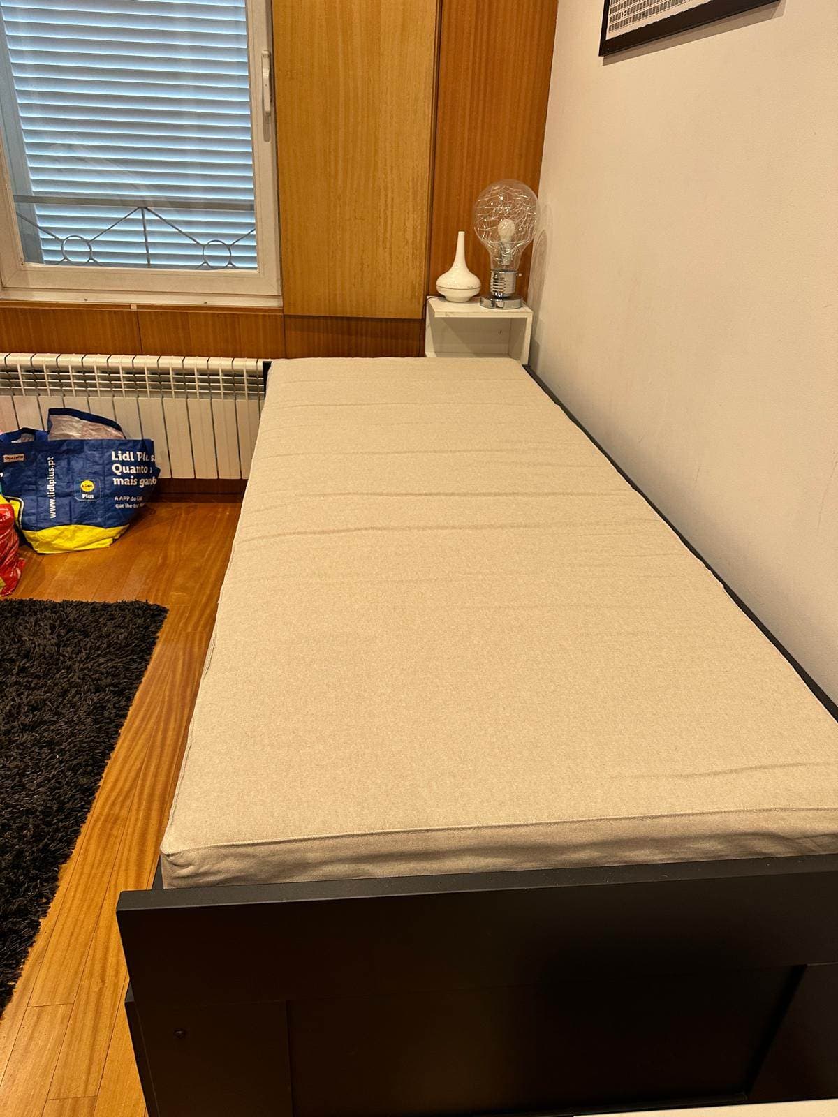 BRIMNES day-bed w 2 drawers/2 mattresses