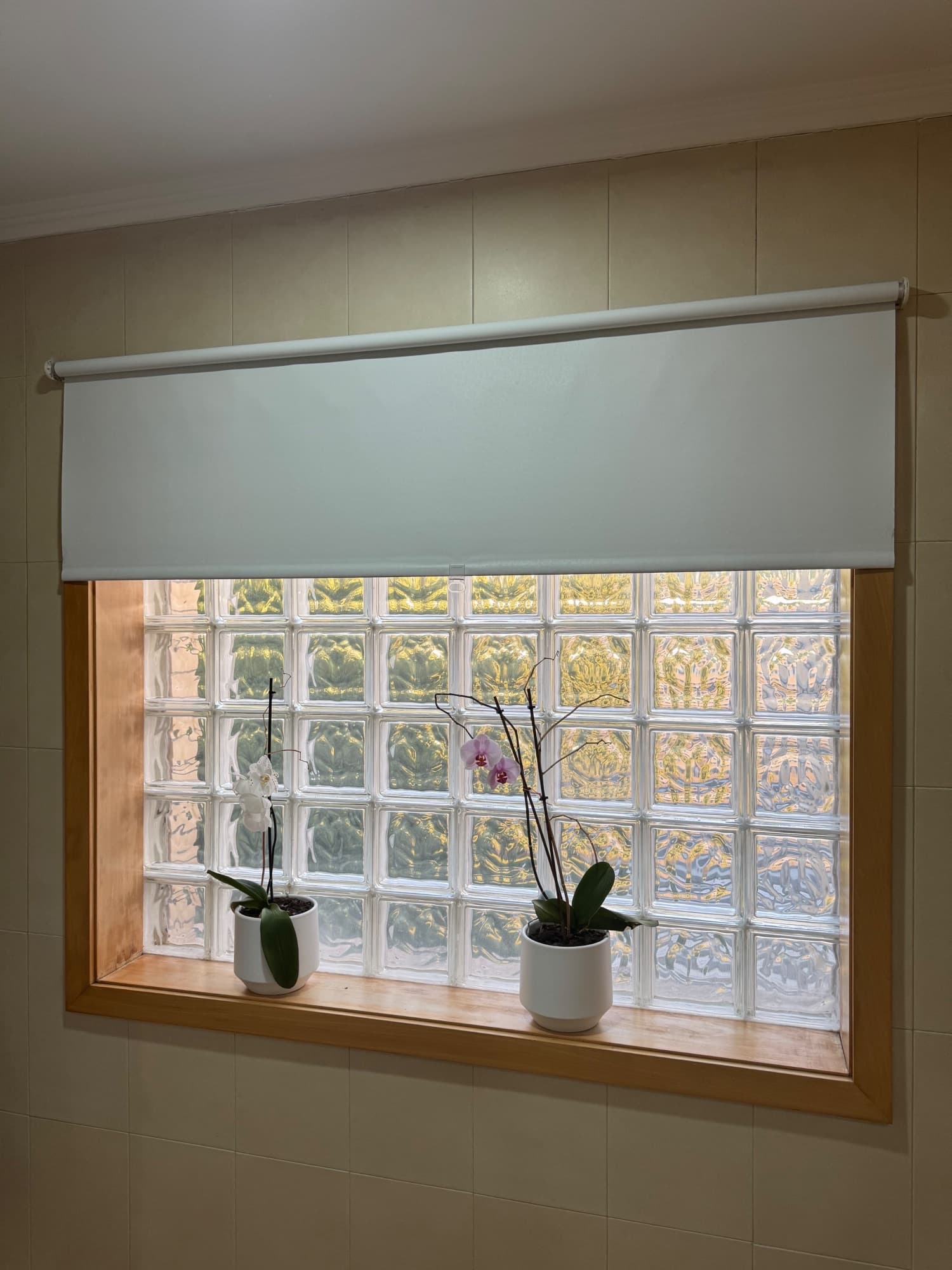 FRIDANS block-out roller blind, white, 180x195 cm