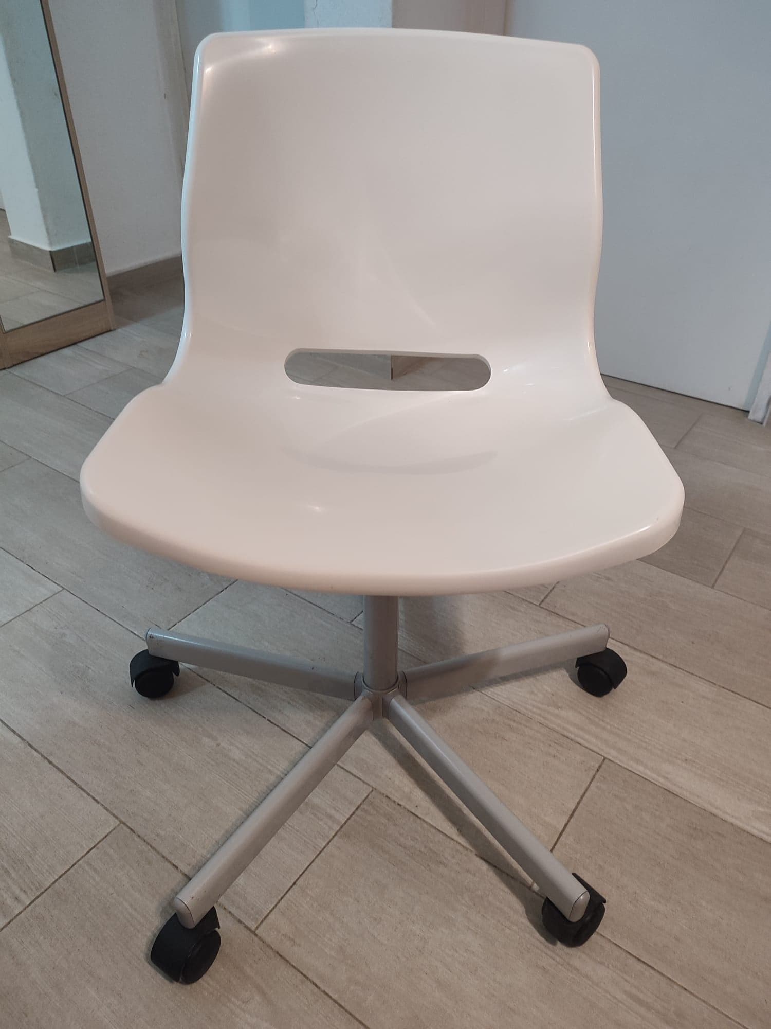 CADEIRA SNILLE BRANC conference chair, beige/white