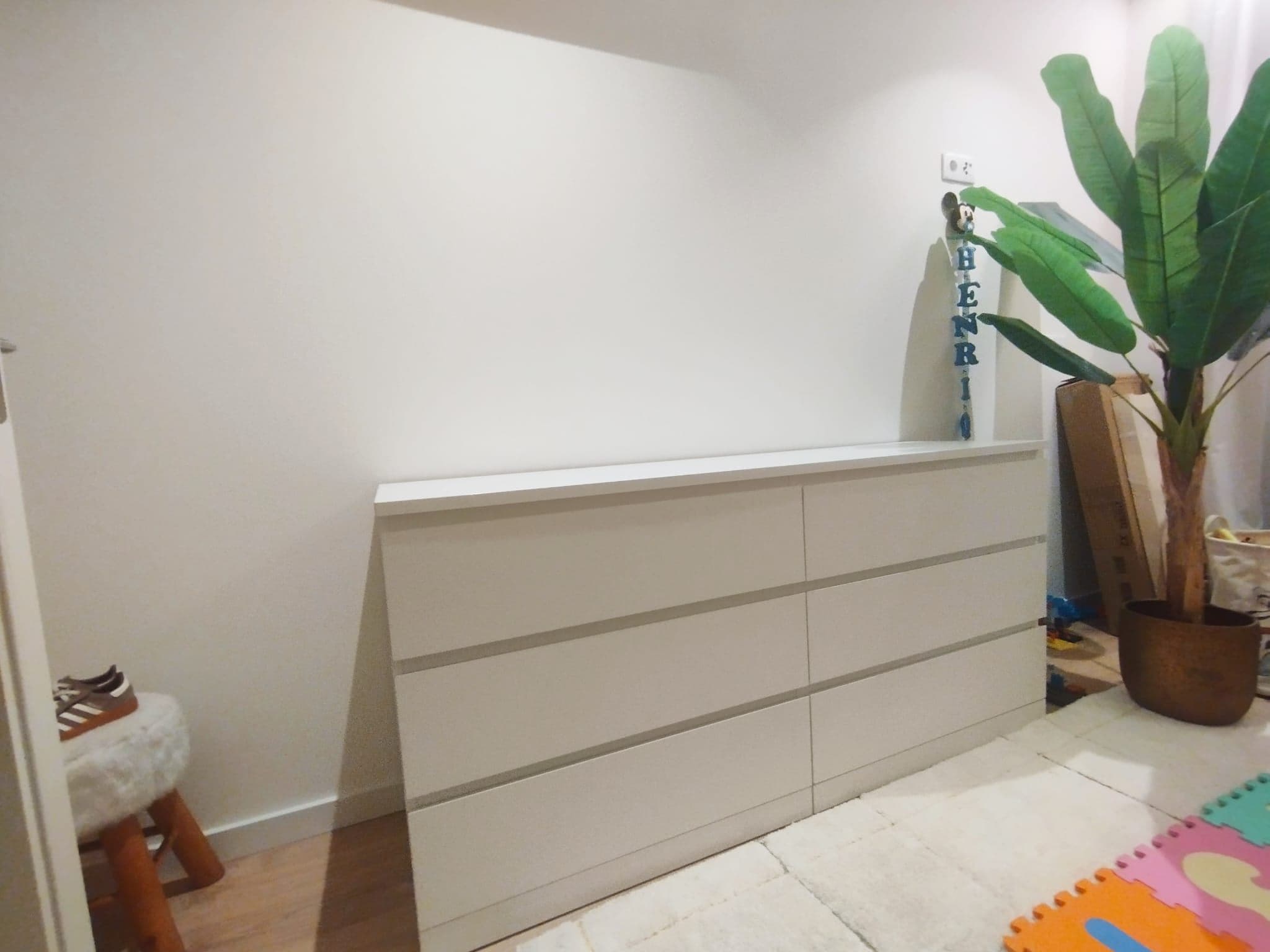 MALM chest of 6 drawers, white, 160x78 cm