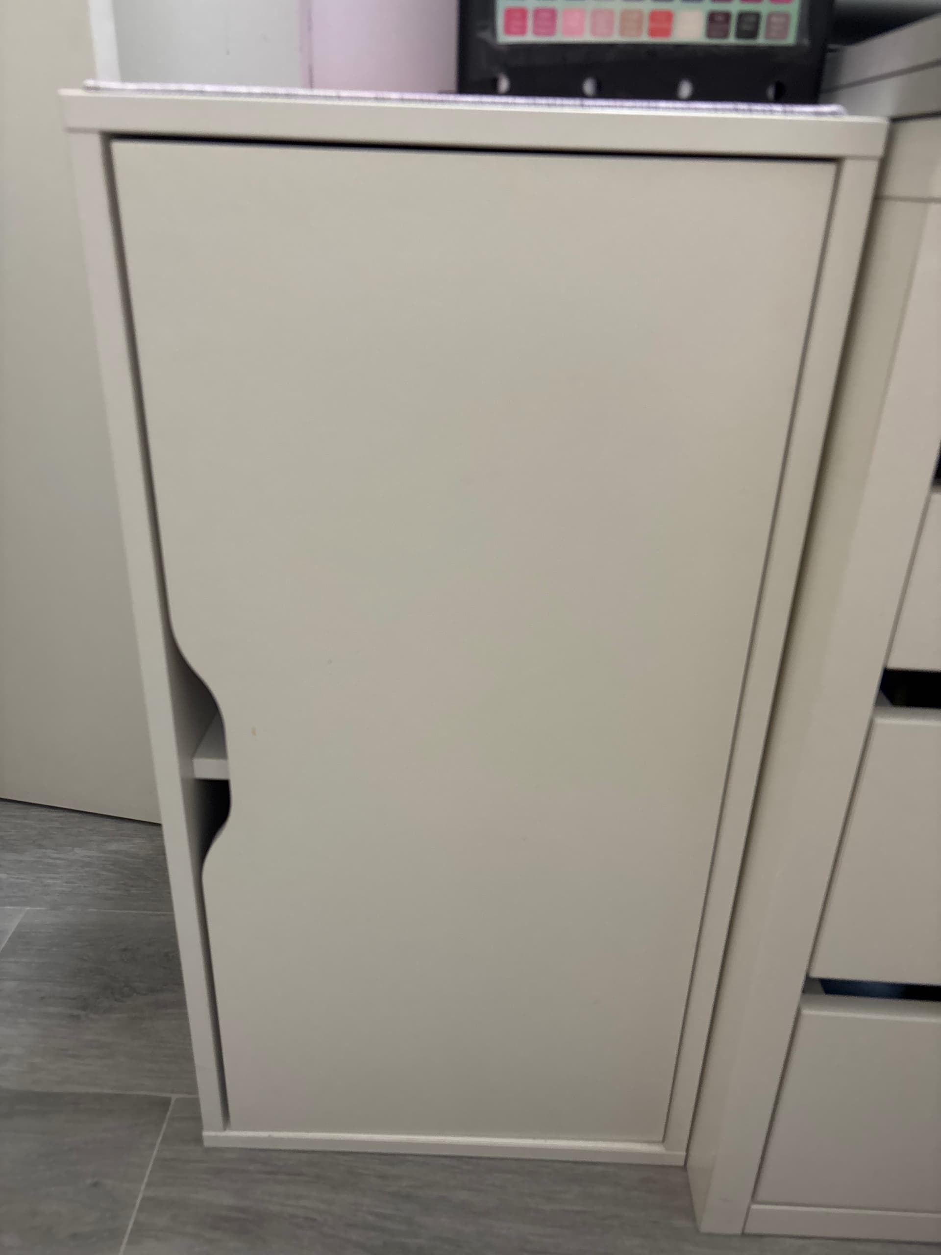 ALEX storage unit, white, 36x70 cm