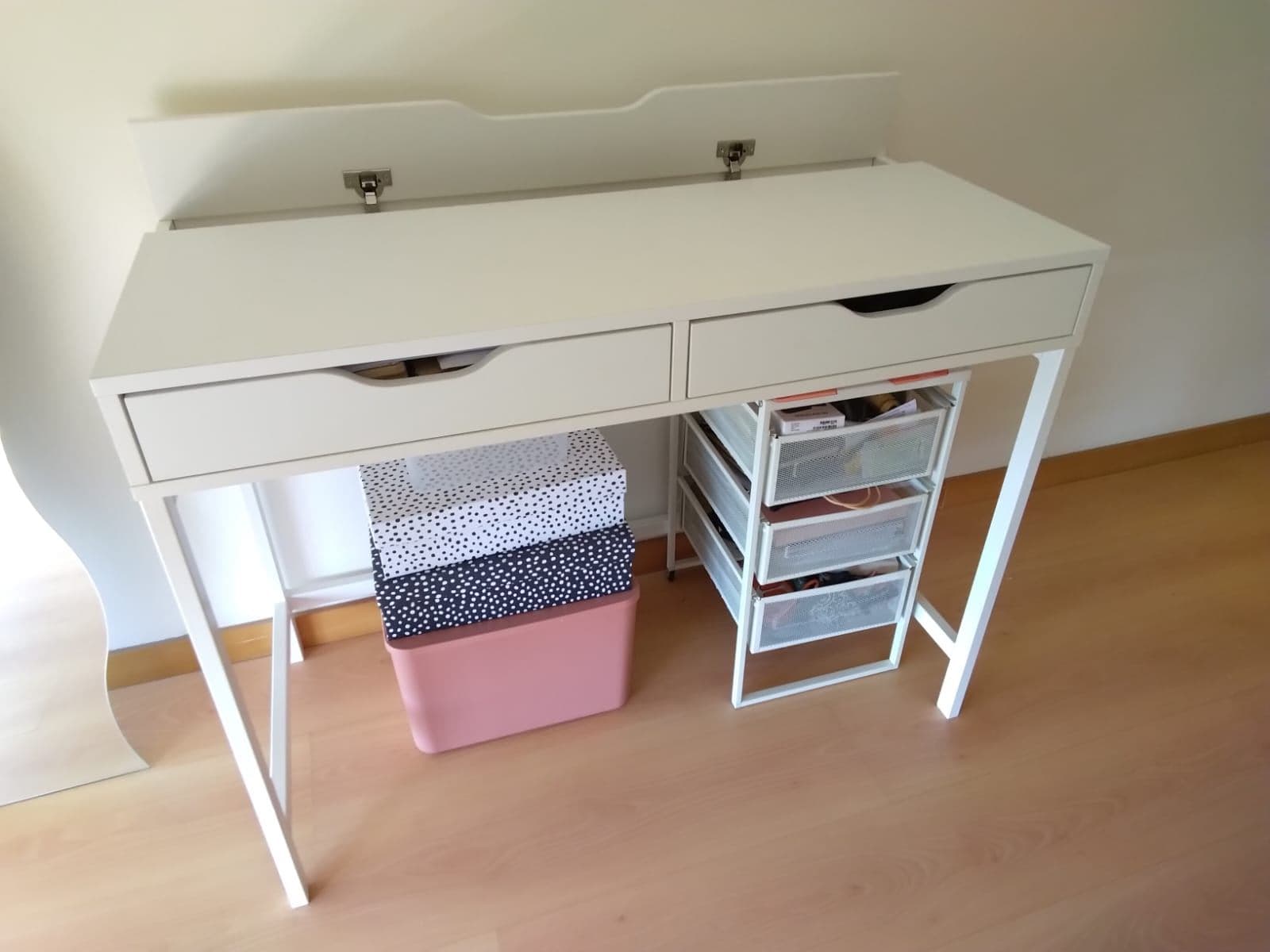 ALEX desk, white, 100x48 cm