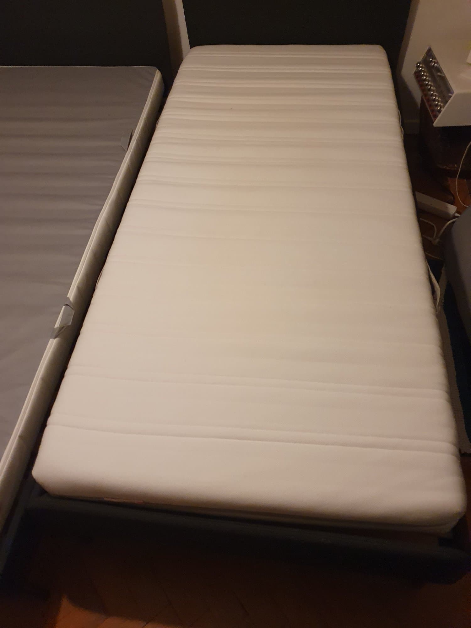 MALVIK colchão de espuma, firmeza média/branco