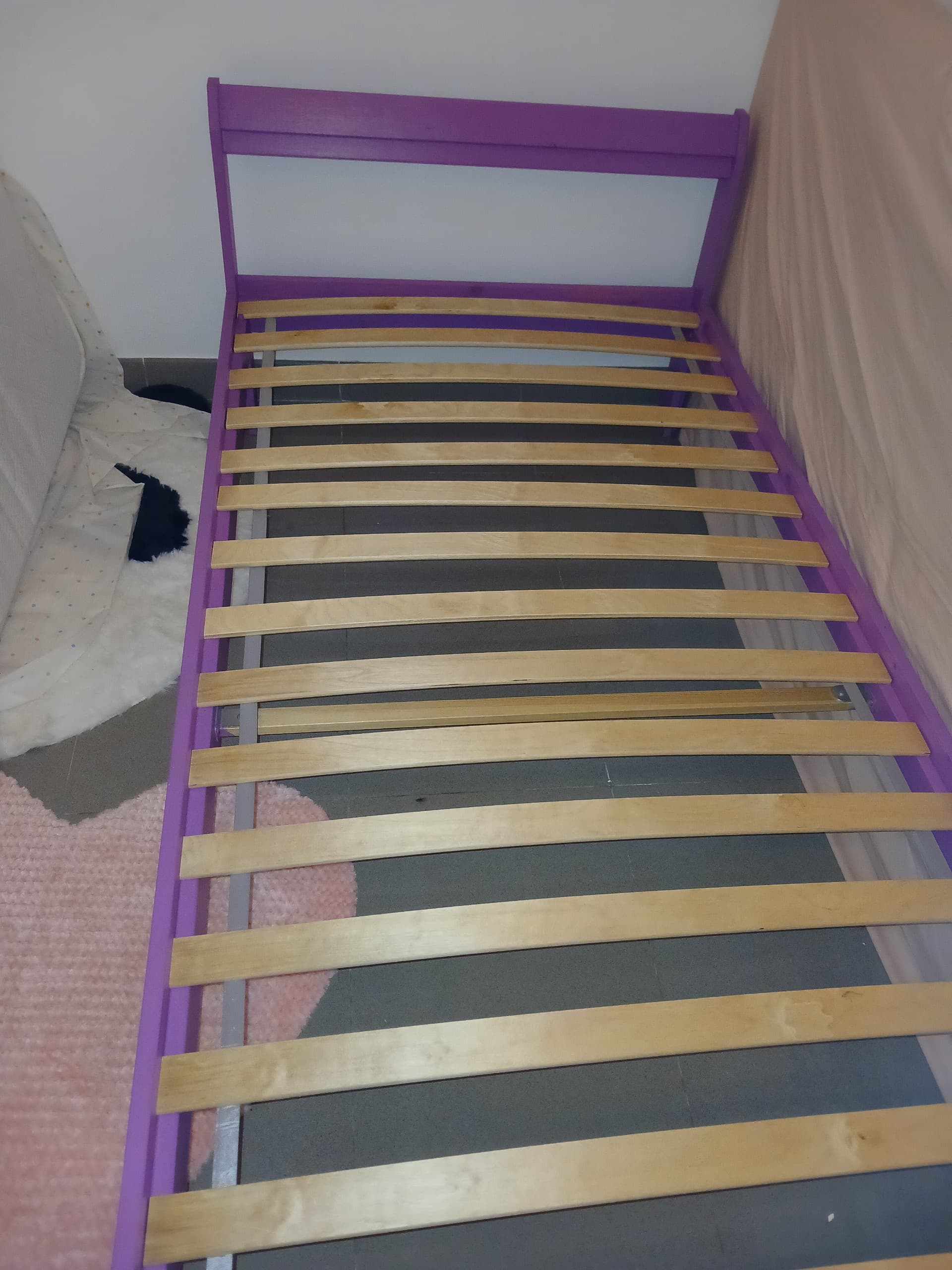 NEIDEN estrutura de cama, pinho, 90x200 cm
