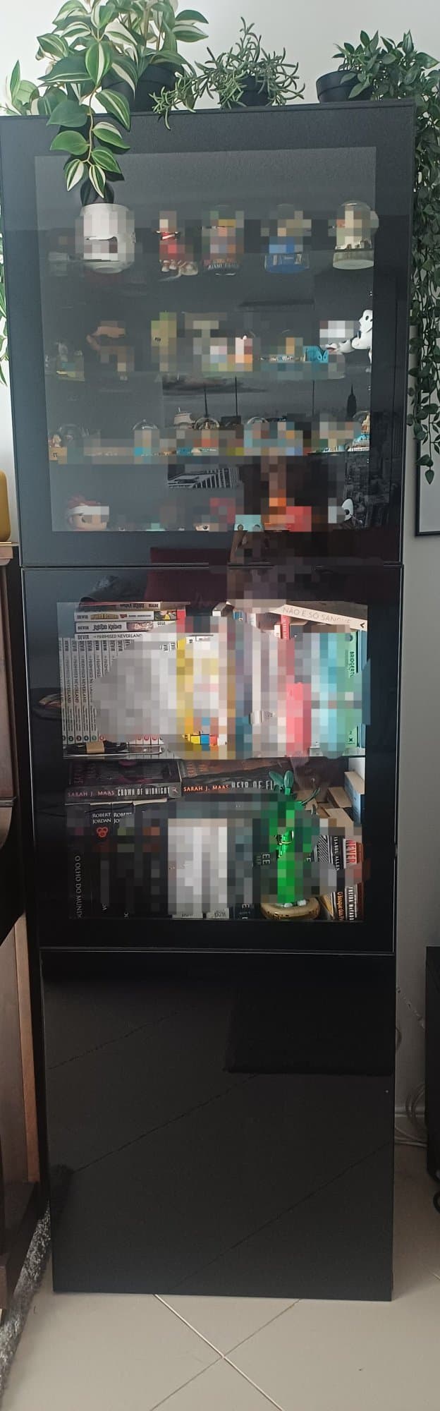 BESTÅ storage combination w glass doors