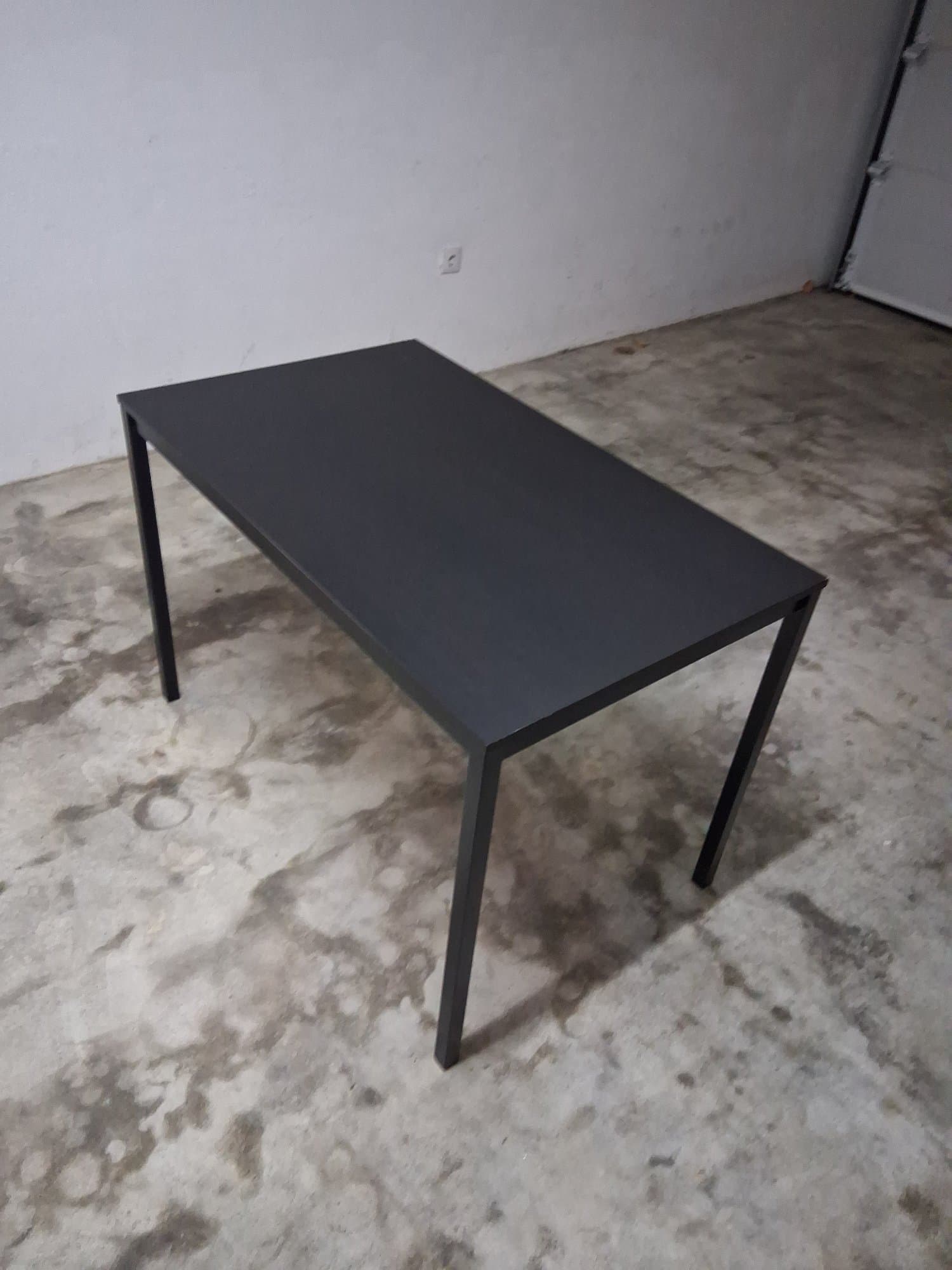 SANDSBERG table, black, 110x67 cm