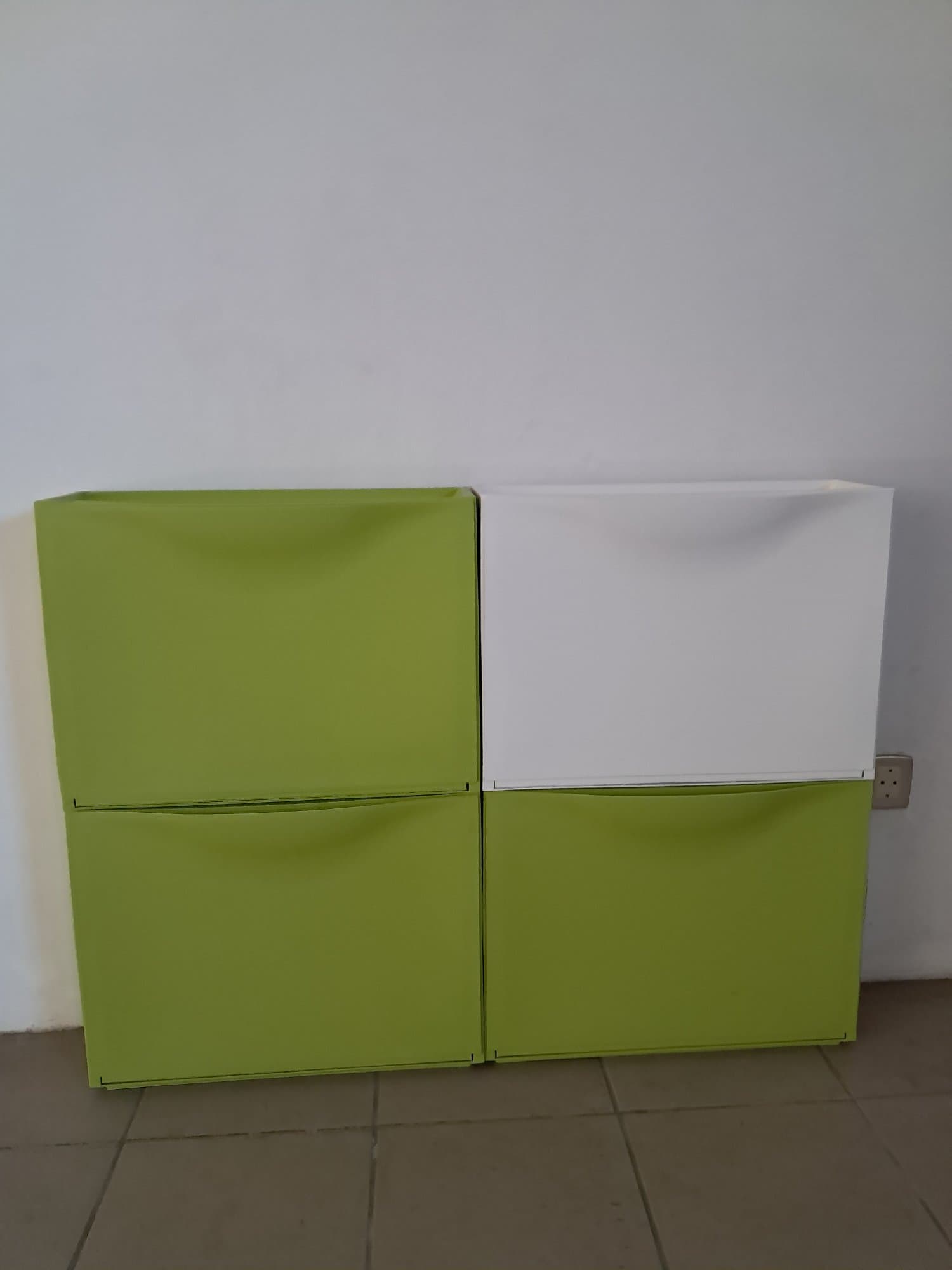 TRONES Shoe cabinet/storage, white, 52x39 cm