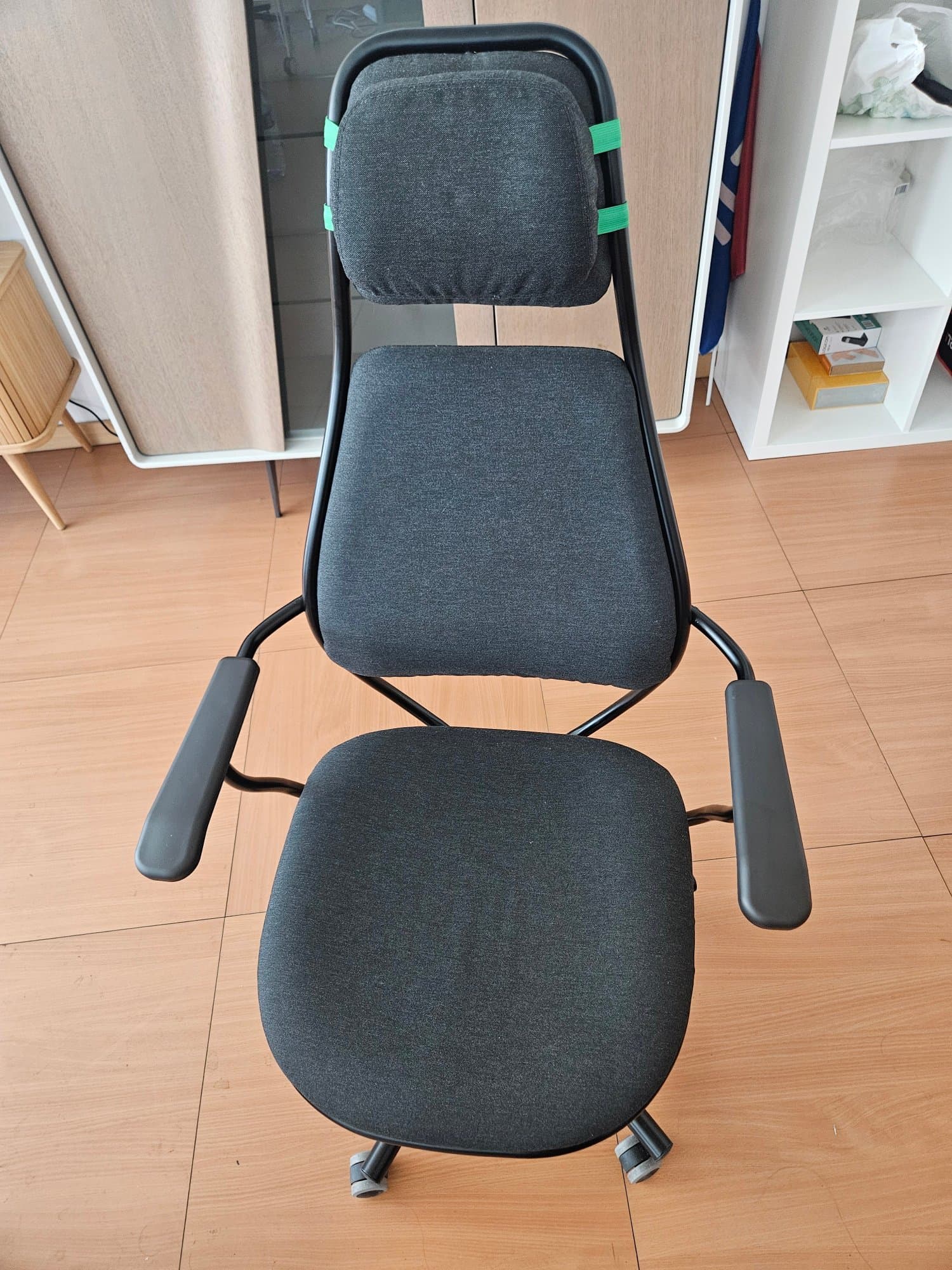LÖPARBANA gaming chair, Vissle dark grey