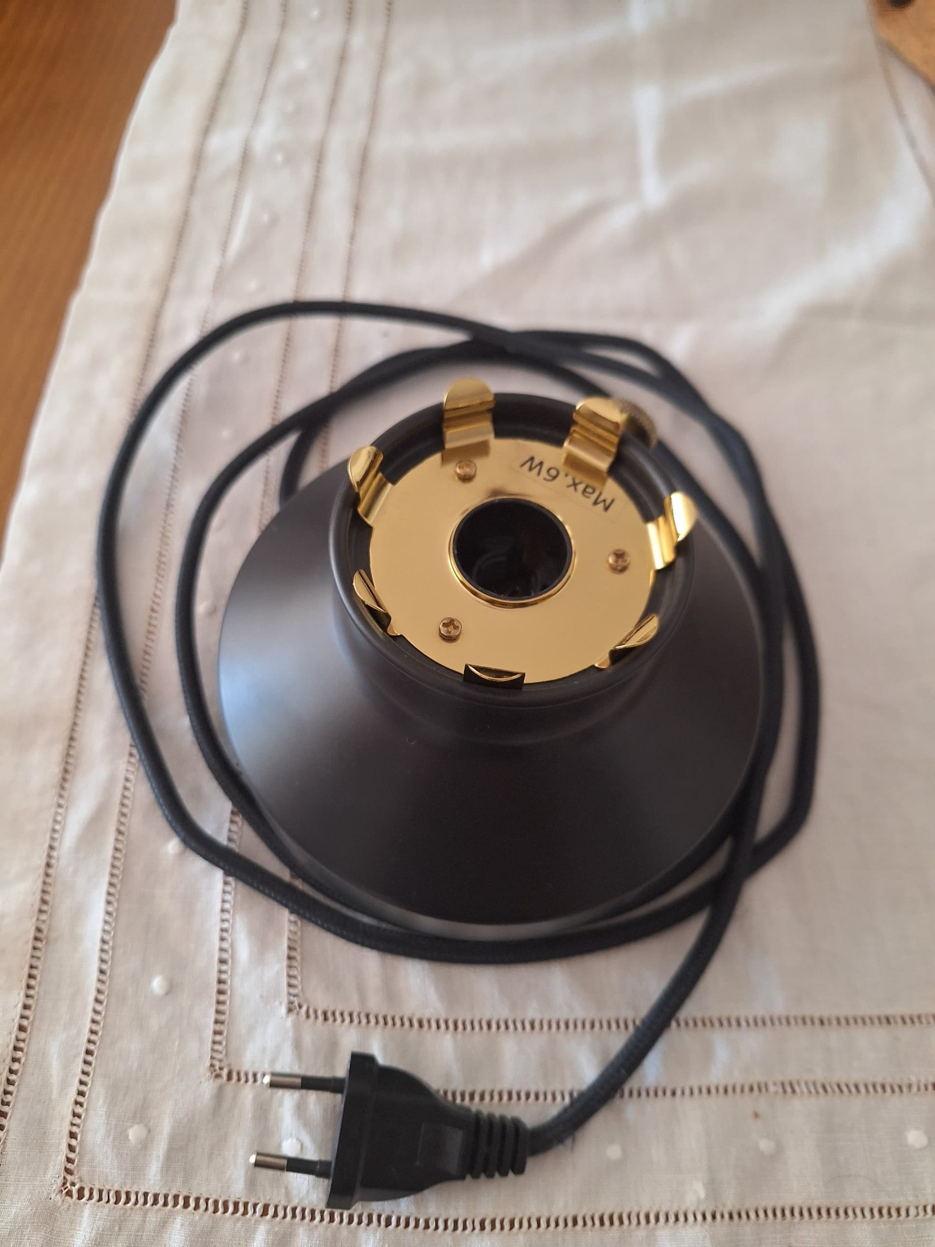 BASE TÄRNABY Table lamp, black anthracite, Max.: 6.0 W