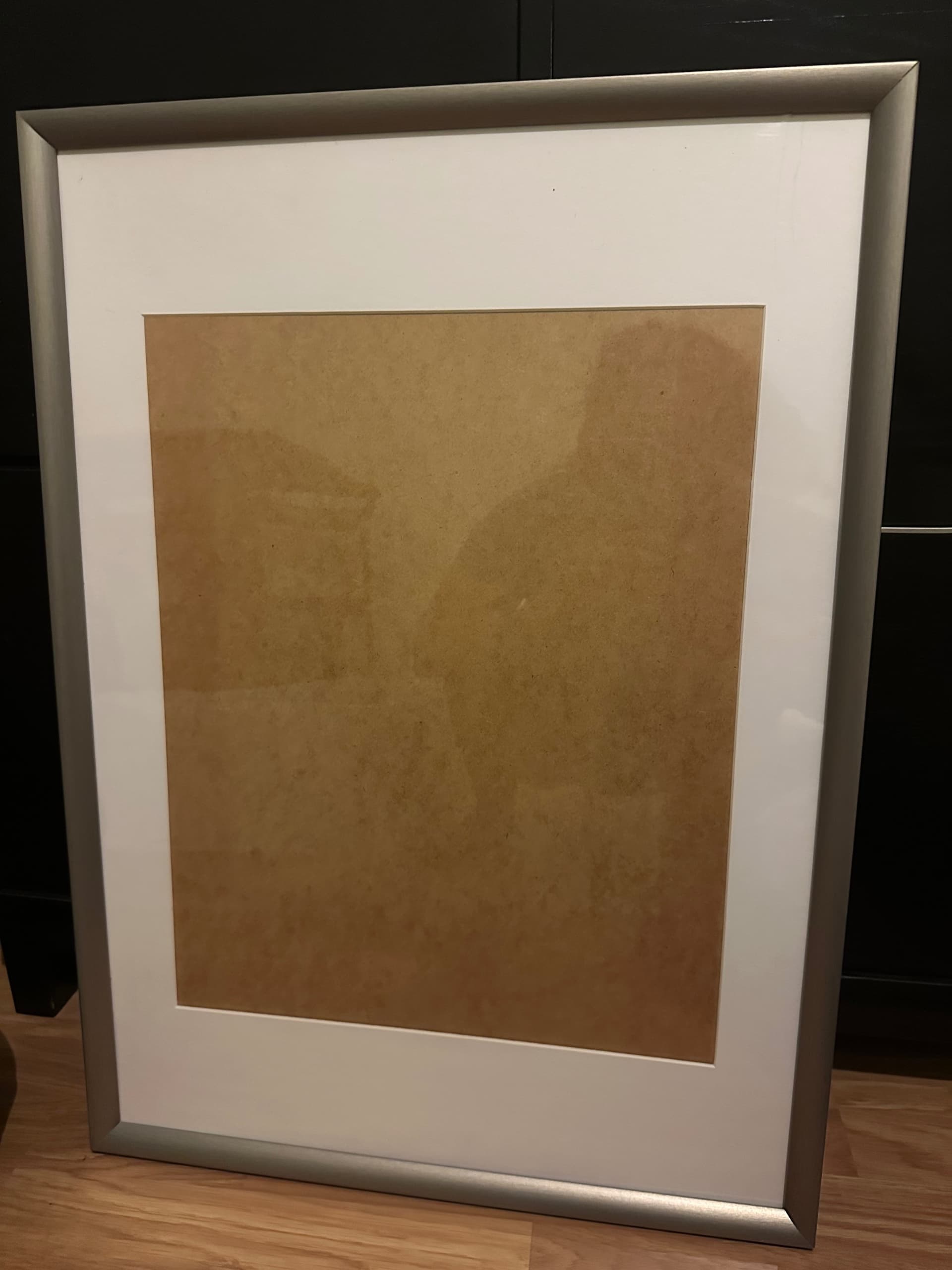 SILVERHÖJDEN frame, gold-colour, 50x70 cm