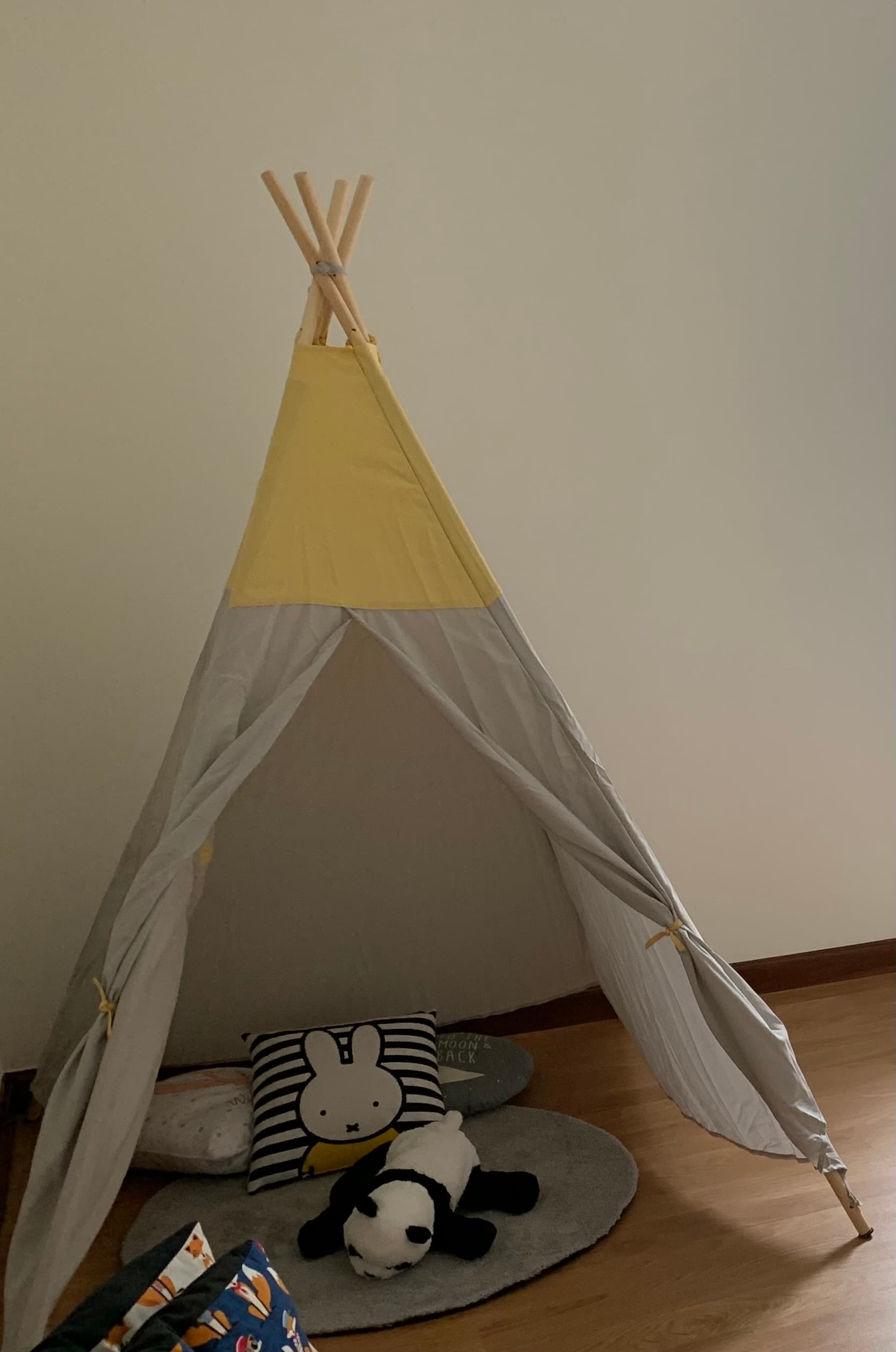 HÖVLIG children's tent, red-brown