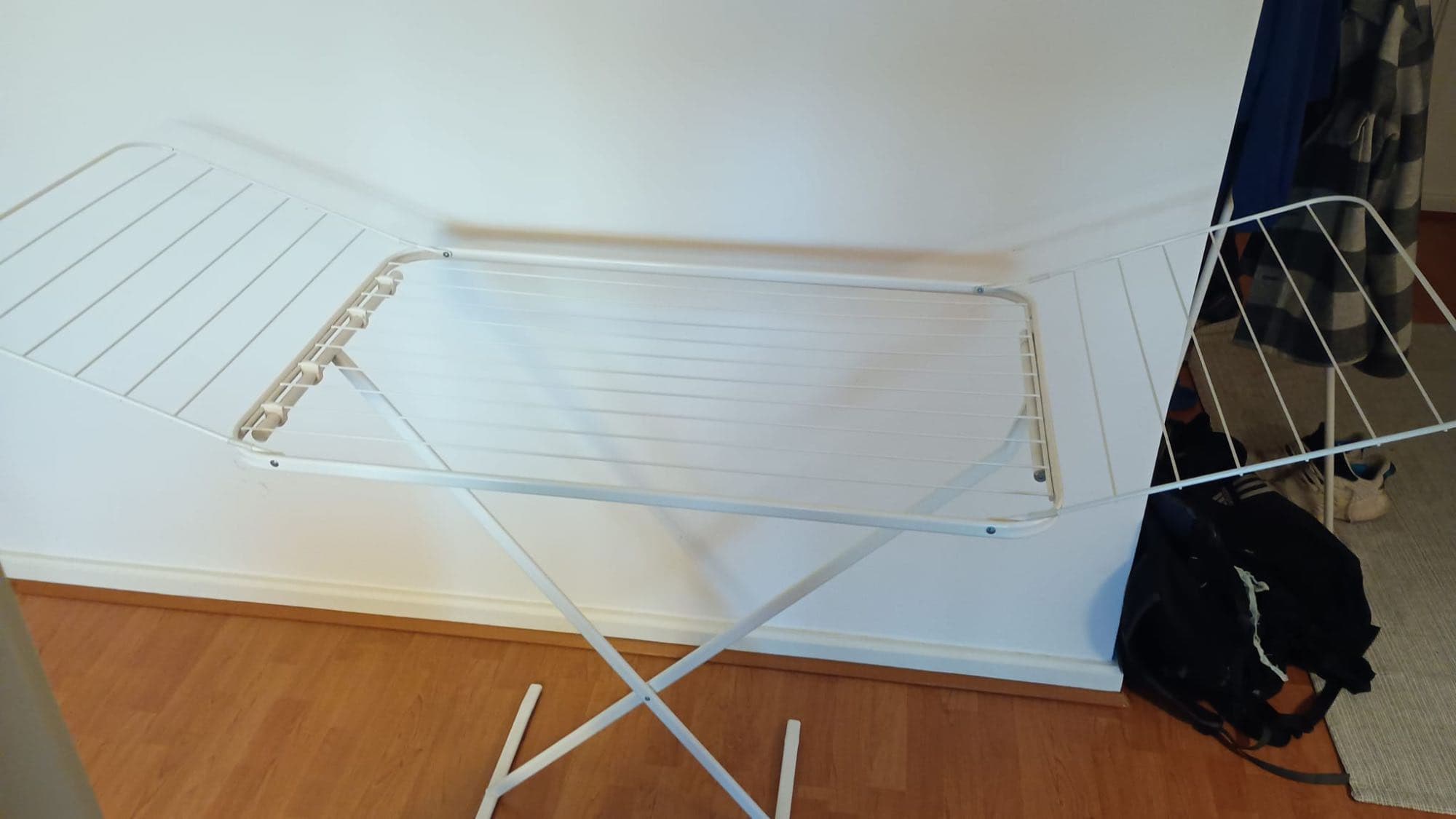 MULIG drying rack, in/outdoor, white