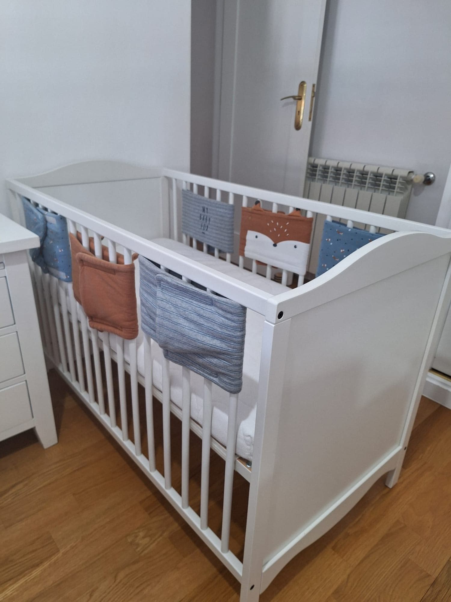 SMÅGÖRA cot, white, 60x120 cm