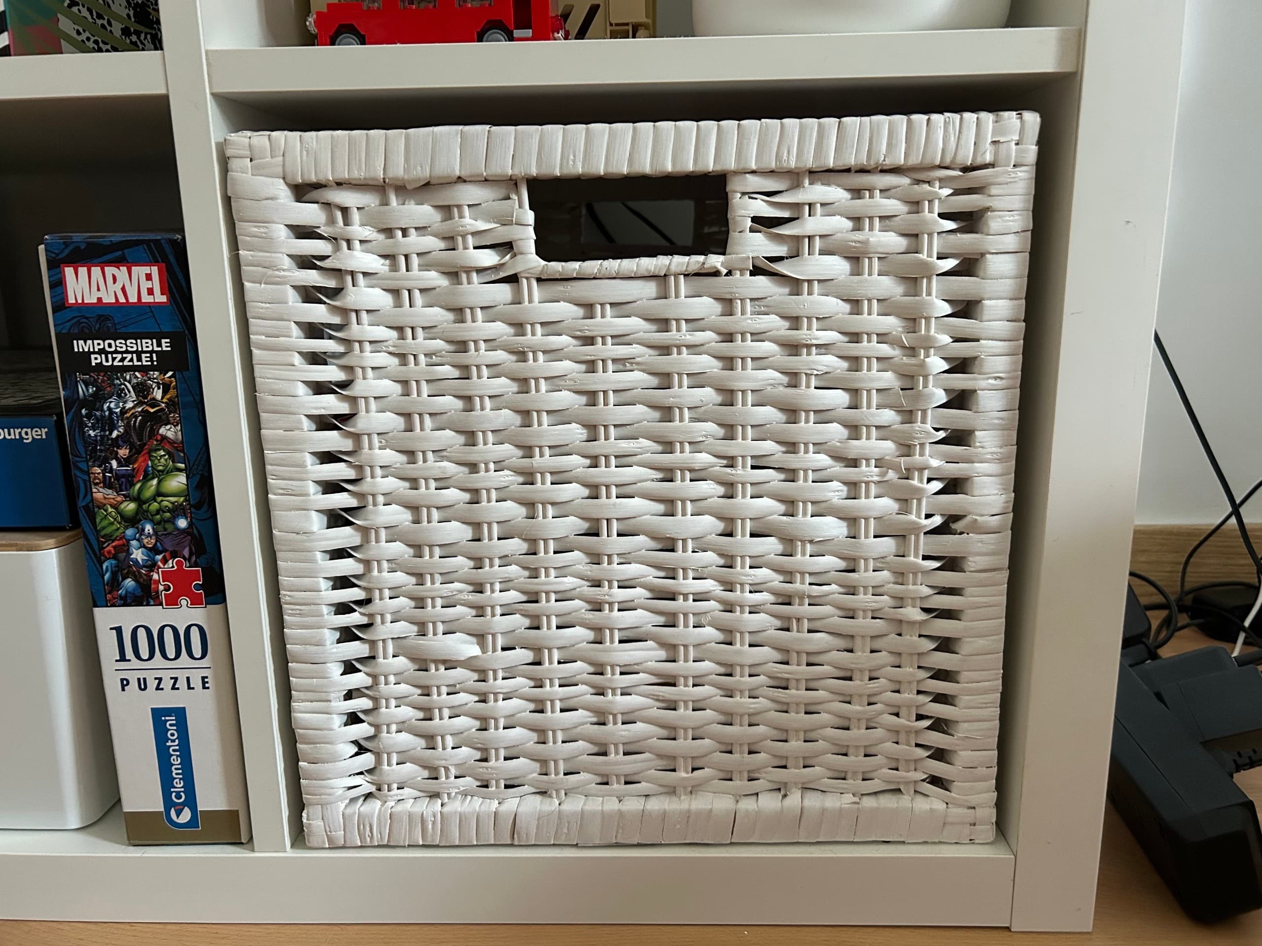 BRANÄS Cesto, branco, 32x34x32 cm