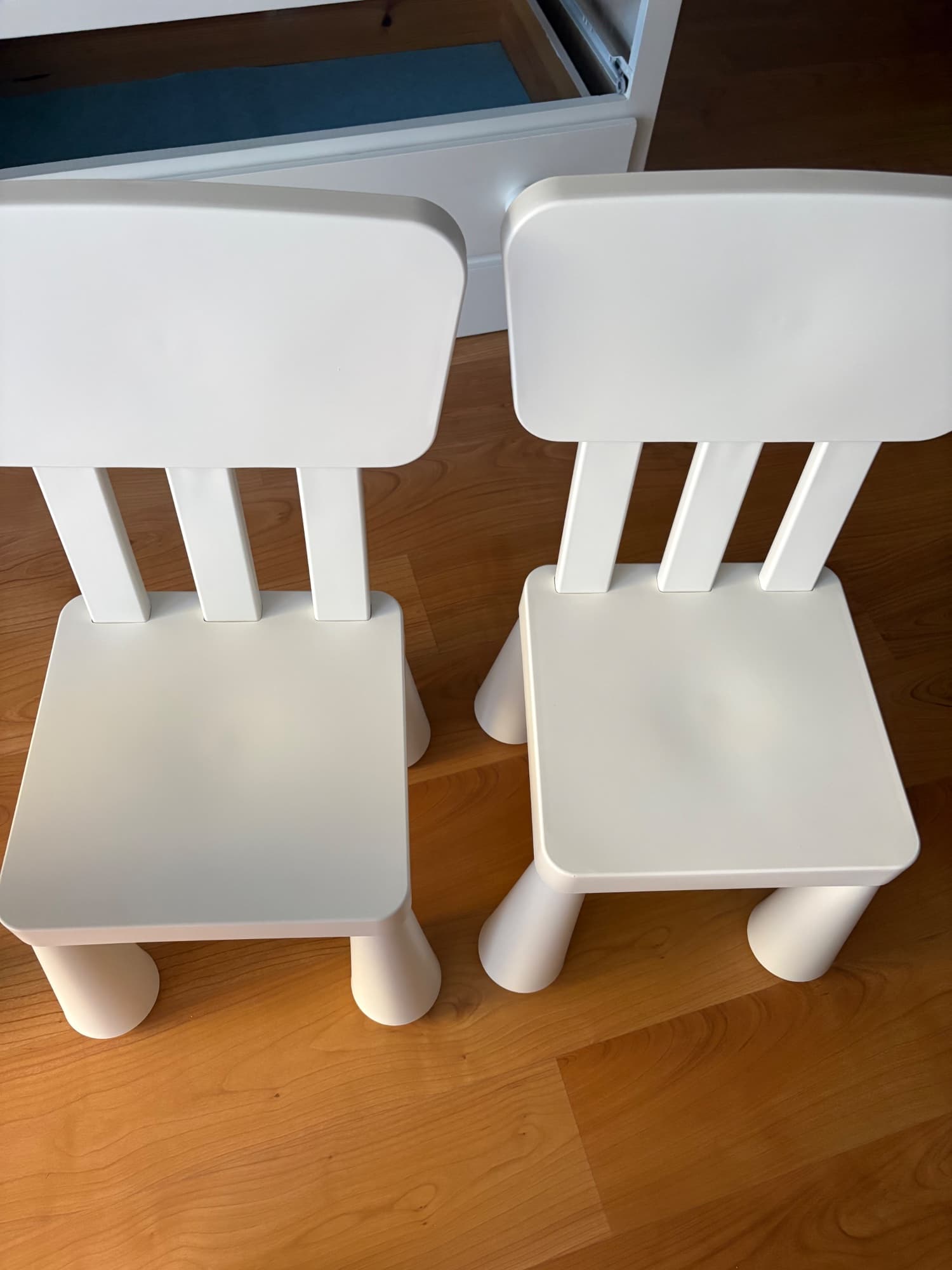 MAMMUT Children's chair, in/outdoor, white, Width: 39 cm