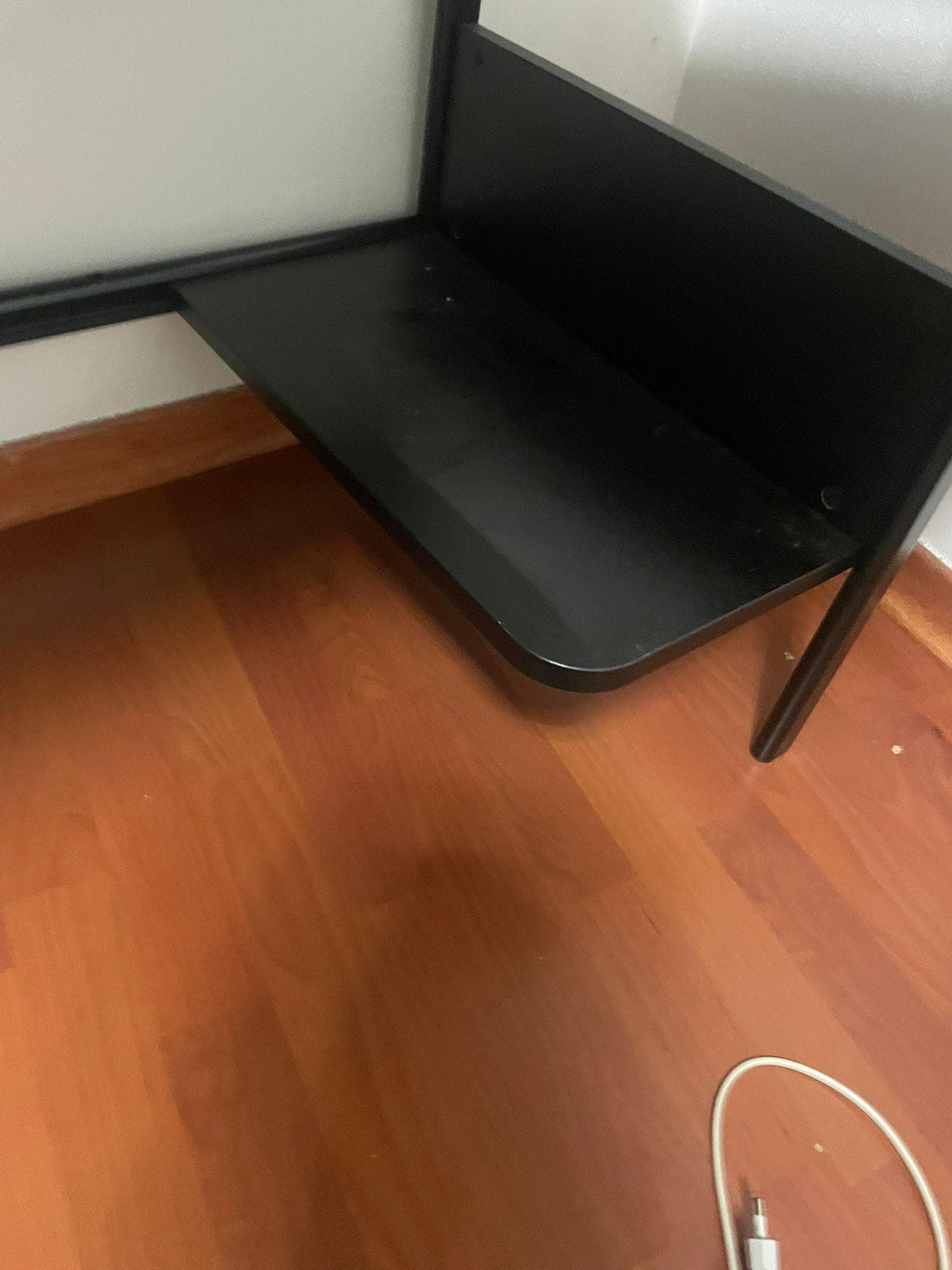 FREDDE gaming desk, black, 140/185x74x146 cm