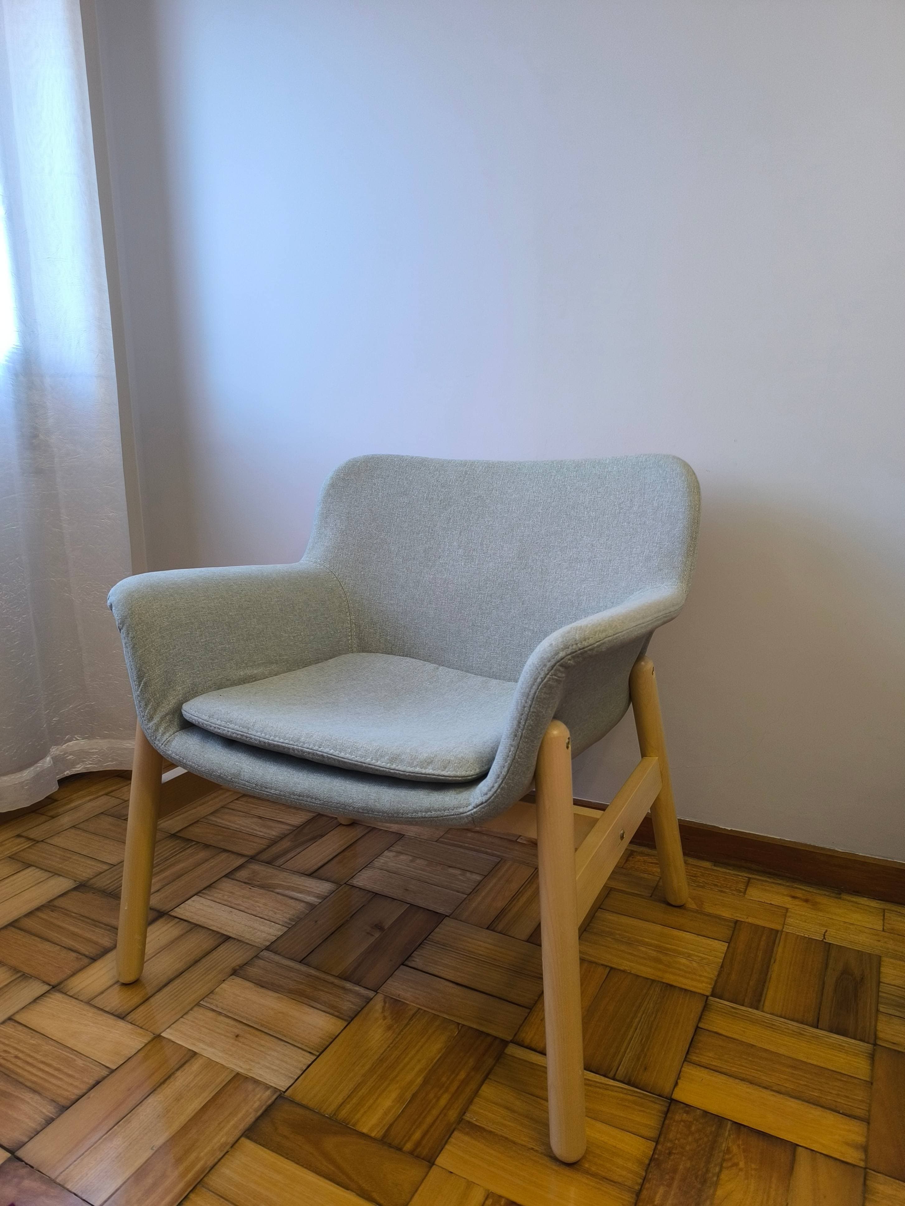 VEDBO armchair, Gunnared light green