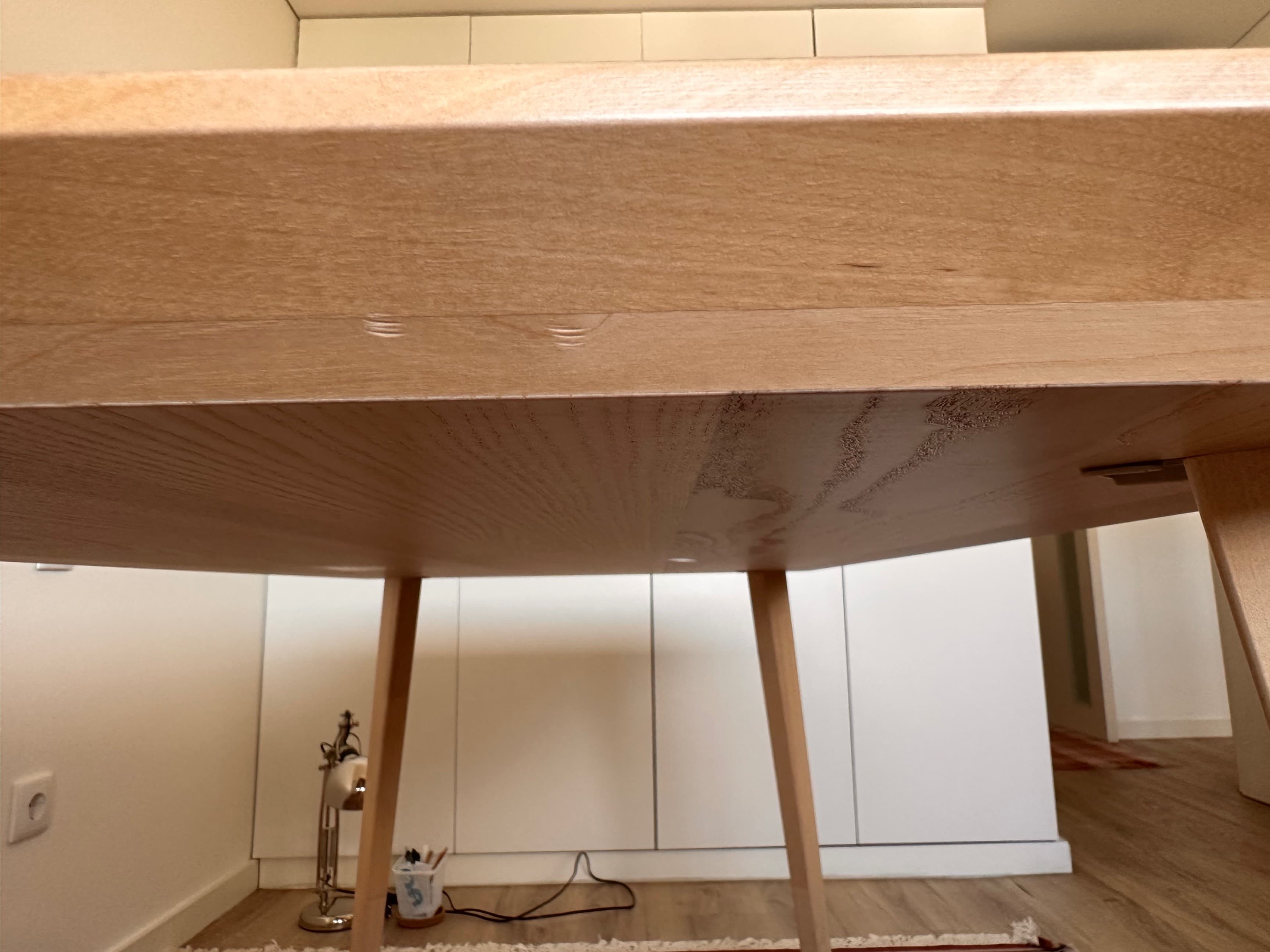 LISABO Table, ash veneer, Length: 140 cm