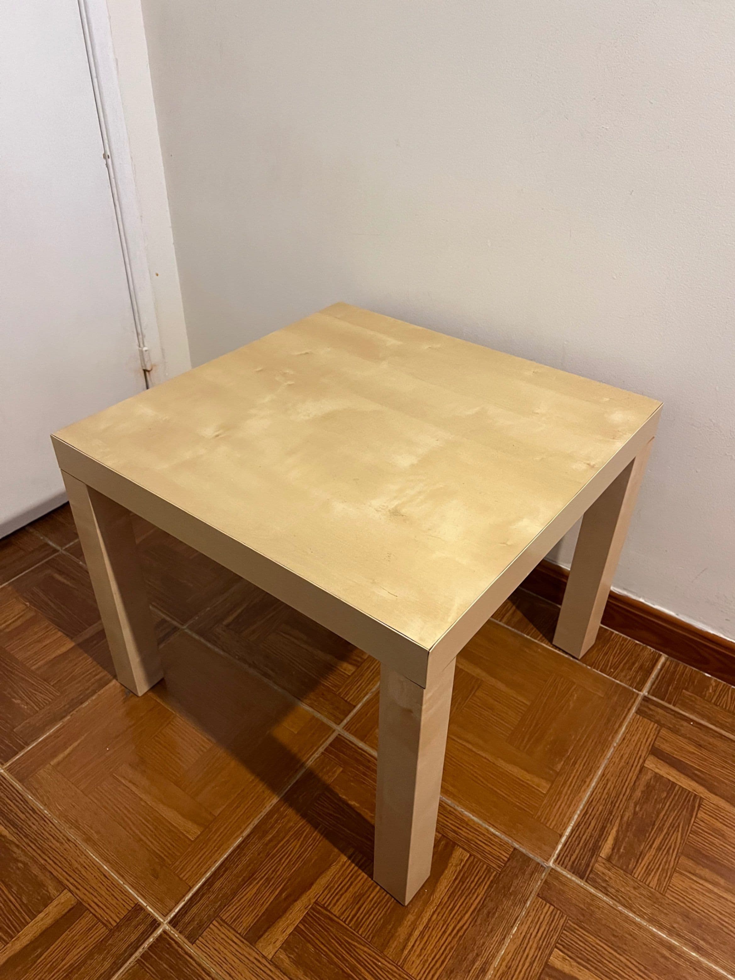 LACK Side table, white stained oak effect, 55x55 cm