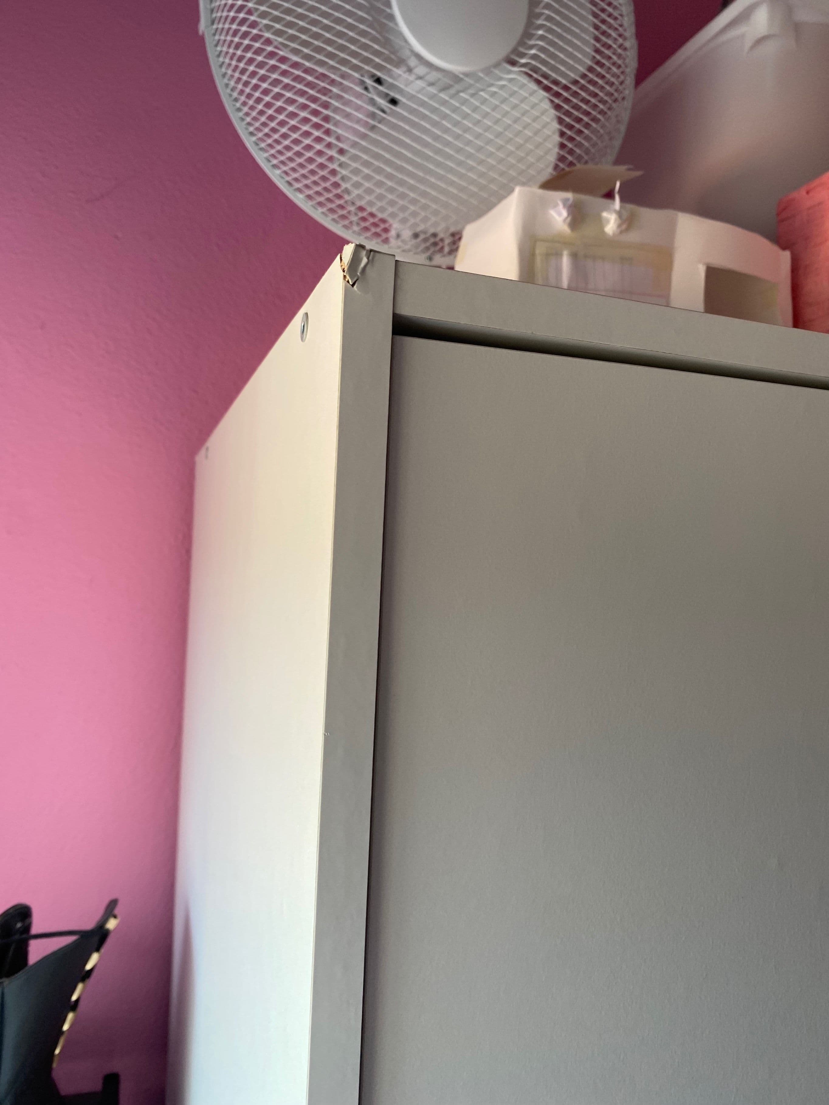 KLEPPSTAD Wardrobe with 2 doors, white, Width: 79 cm