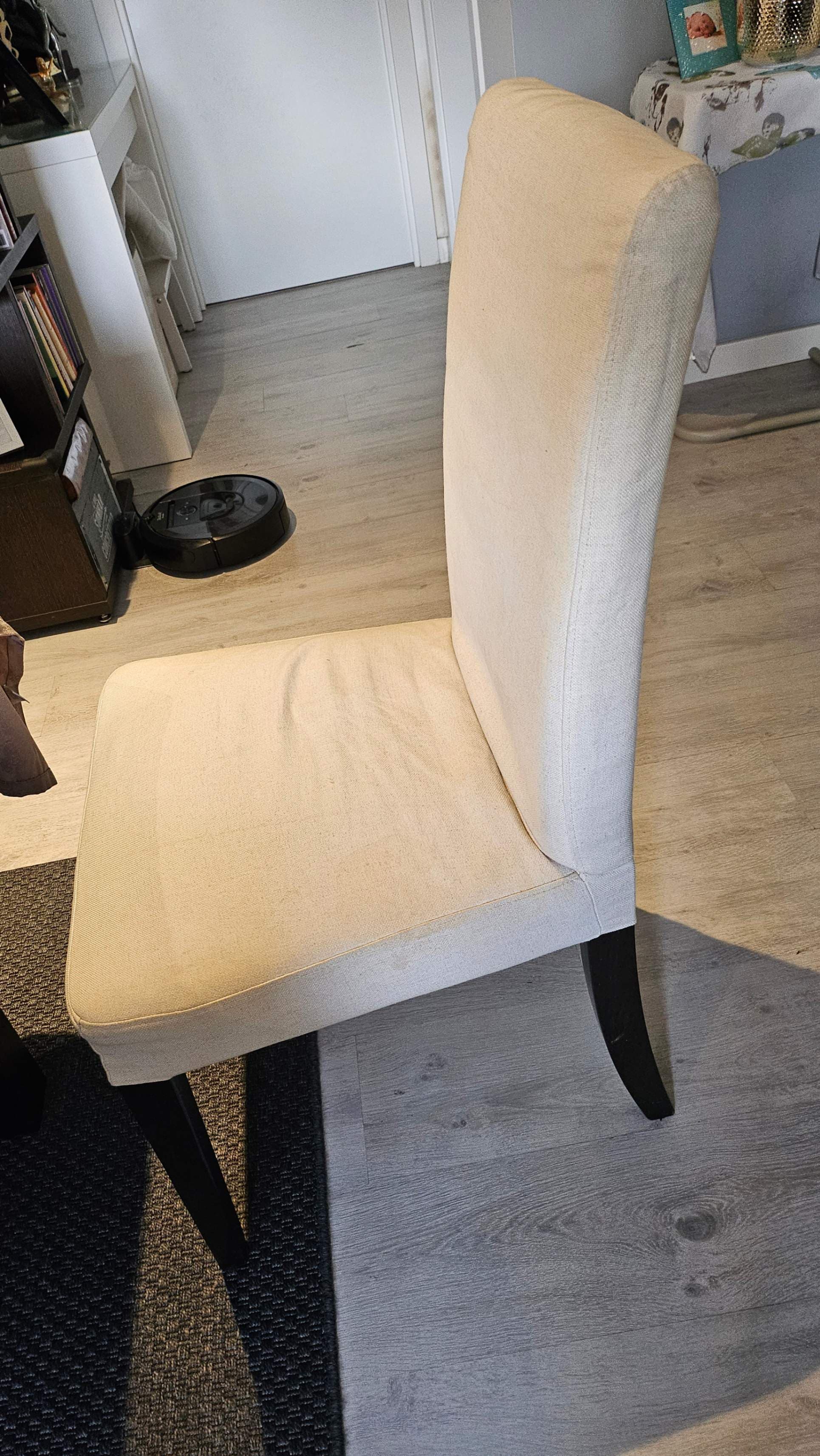 BERGMUND chair, black/Hallarp beige