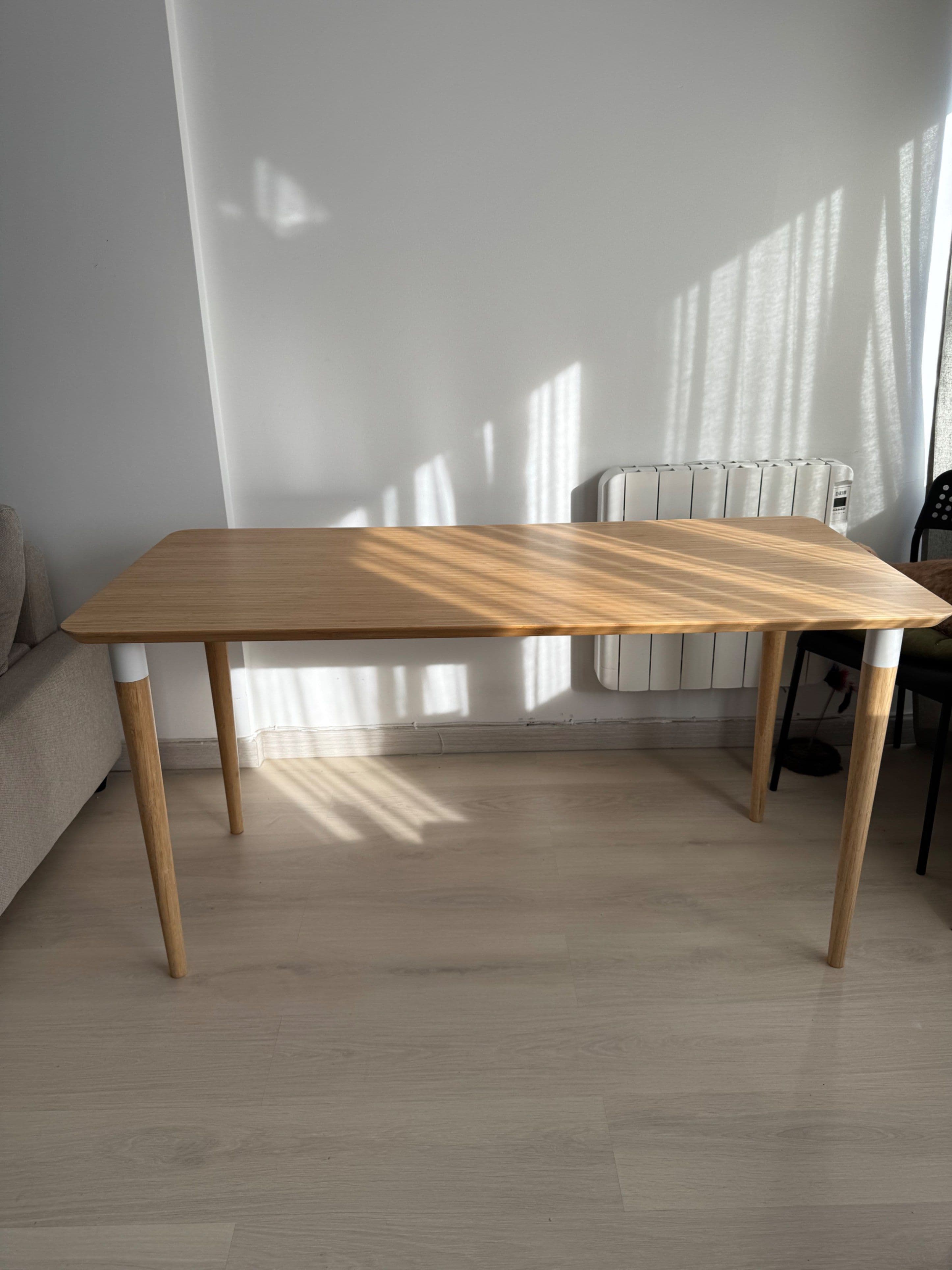 ANFALLARE / HILVER secretária, bambu, 140x65 cm
