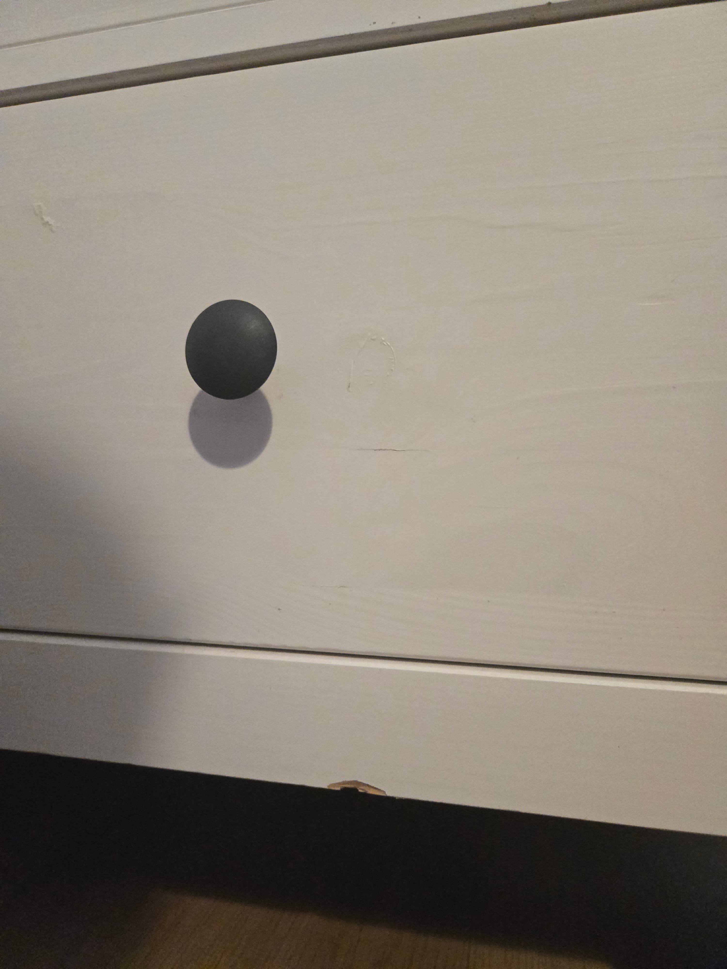 HEMNES Chest of 6 drawers, white stain, 108x131 cm