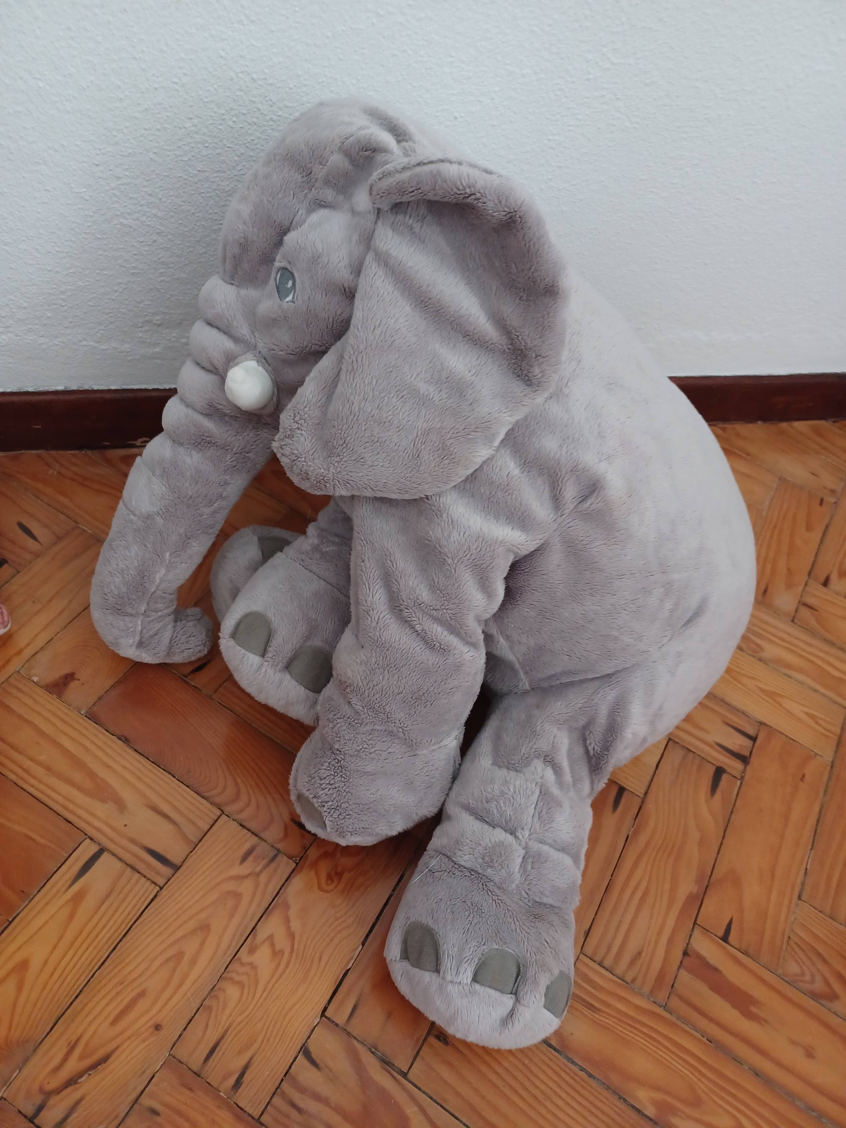 JÄTTESTOR soft toy, elephant/grey