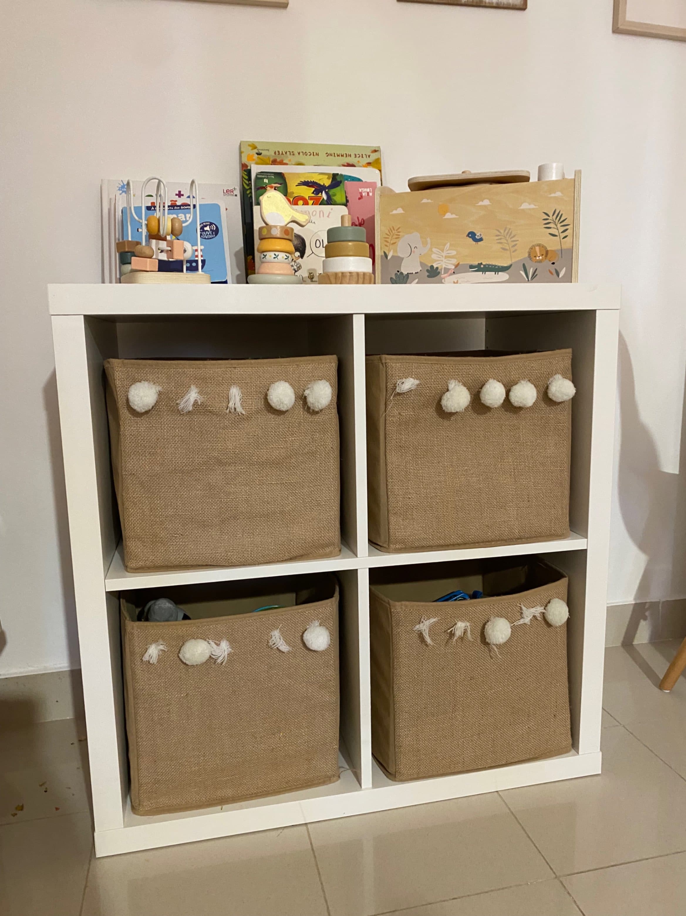 KALLAX Shelving unit, white, 77x77 cm