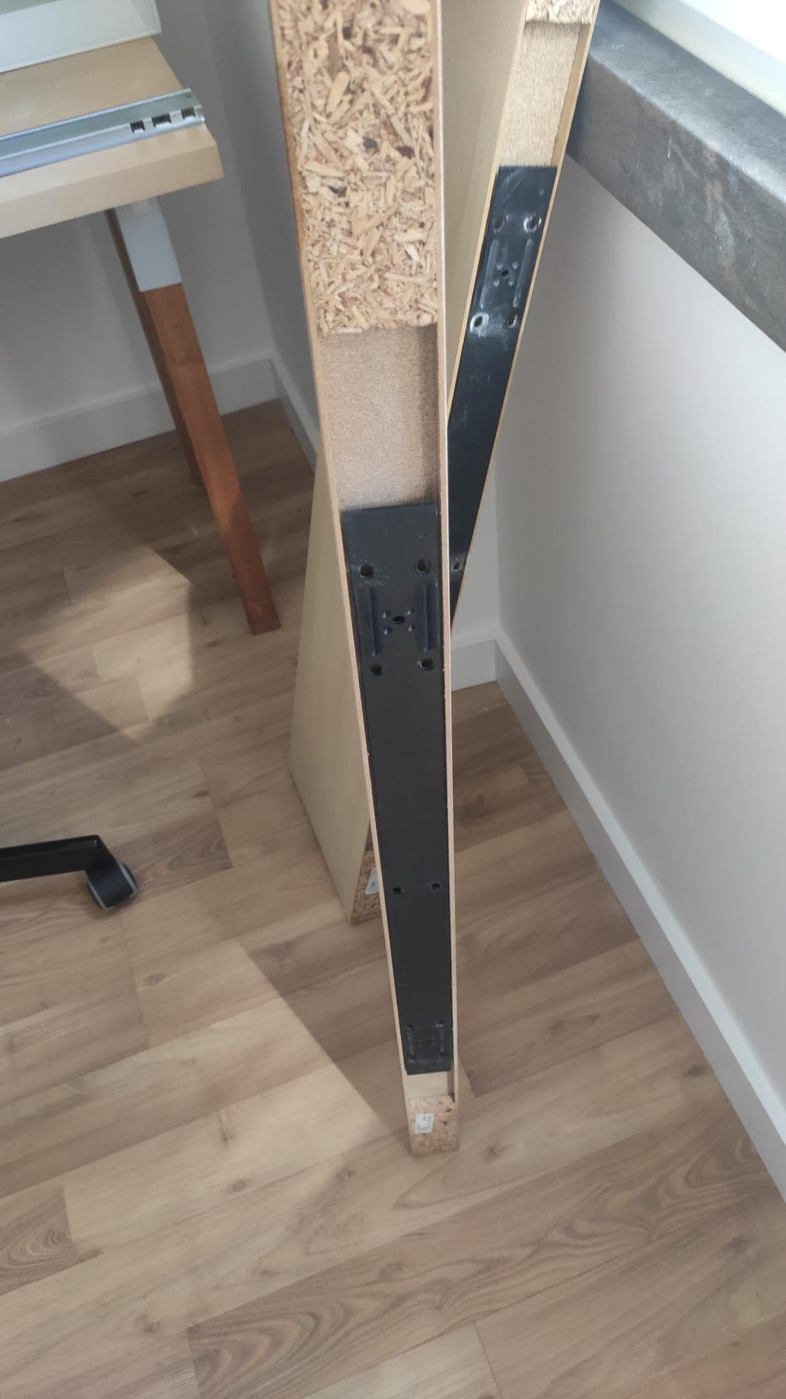 LACK wall shelf, white stained oak effect, 110x26 cm