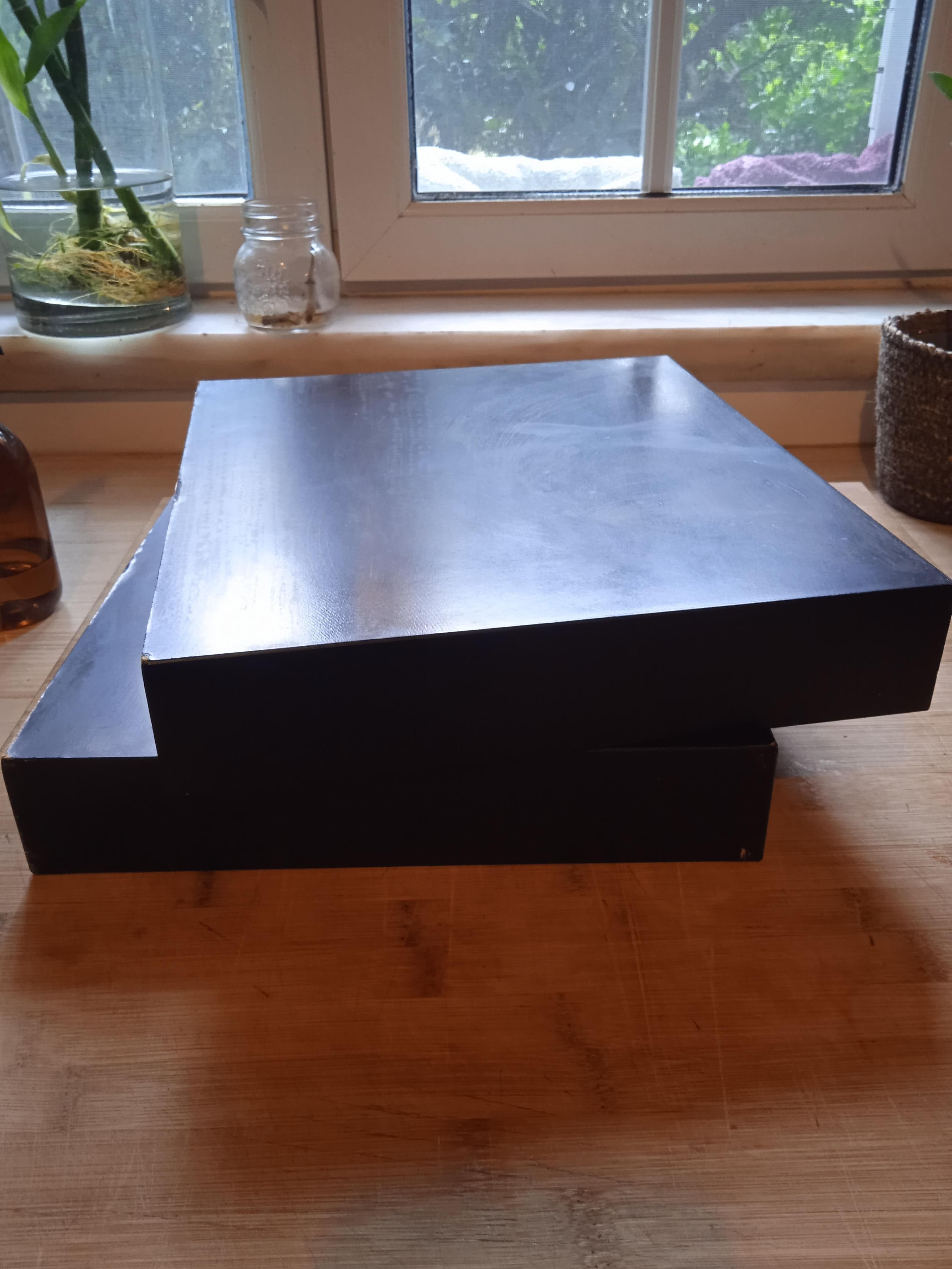 LACK Wall shelf, black-brown, 30x26 cm