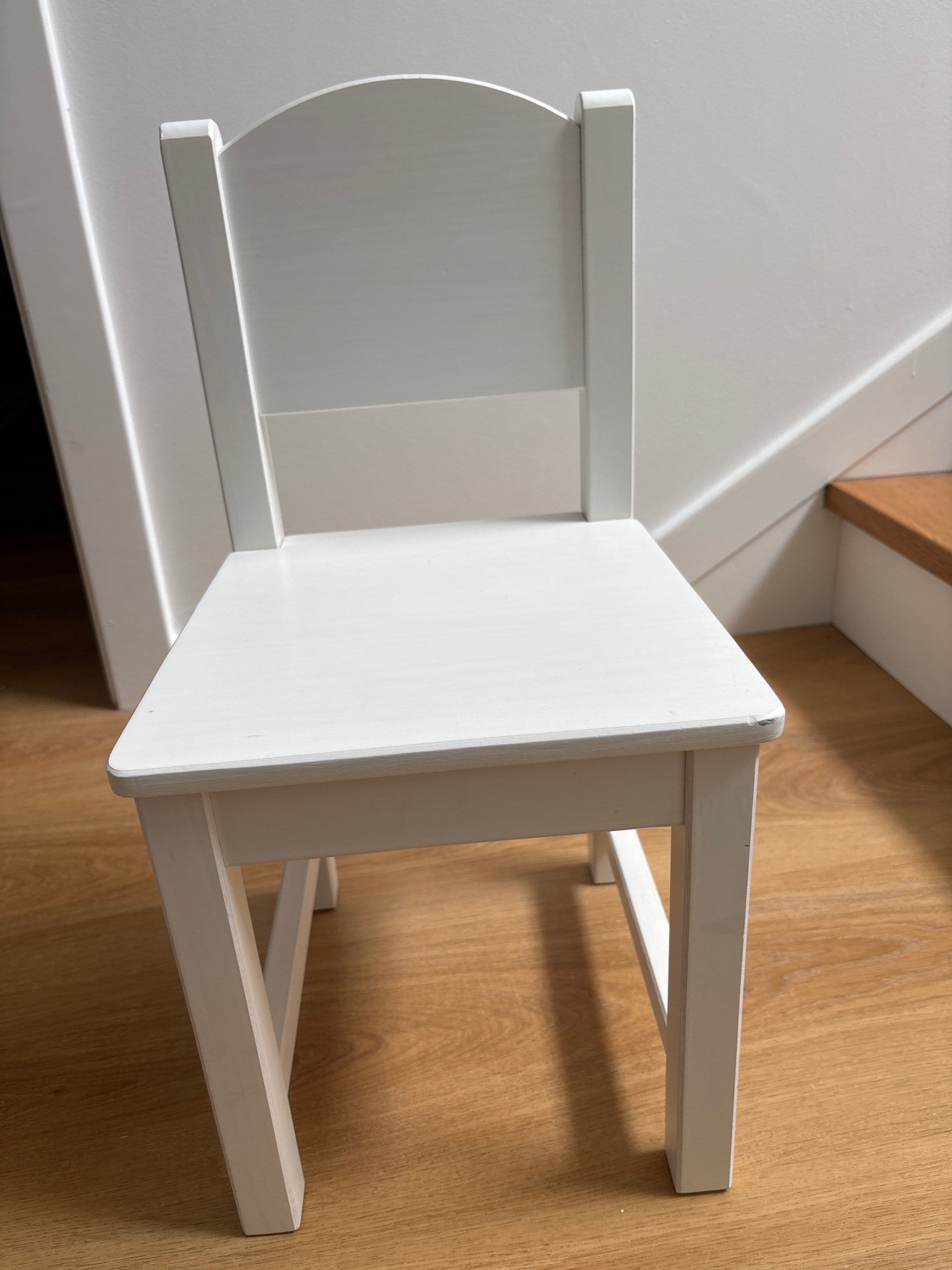 SUNDVIK Children's chair, white, Width: 28 cm
